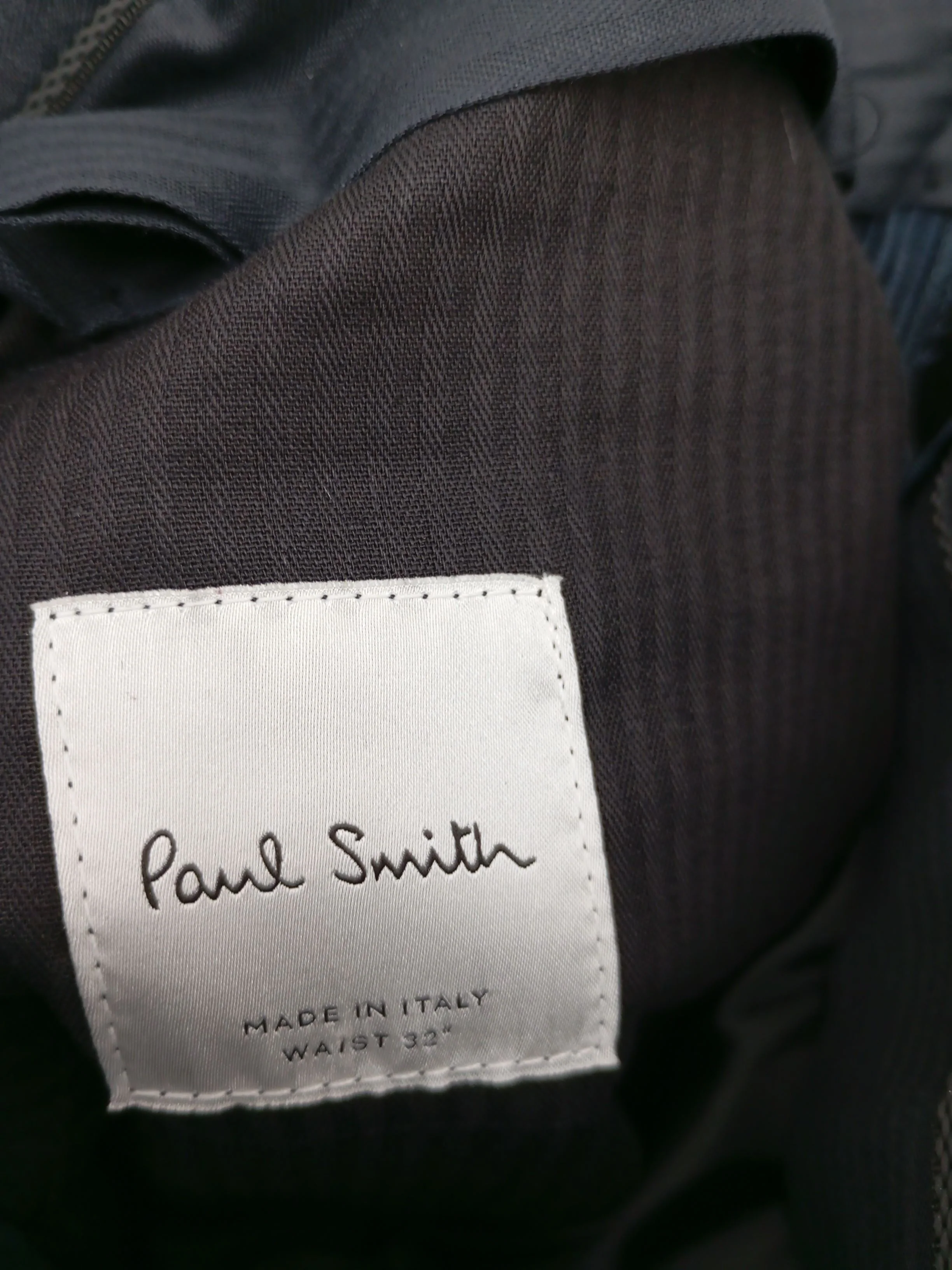 Paul Smith Men's Suit Trousers W 32 in Blue Cotton New with tags - Image 5