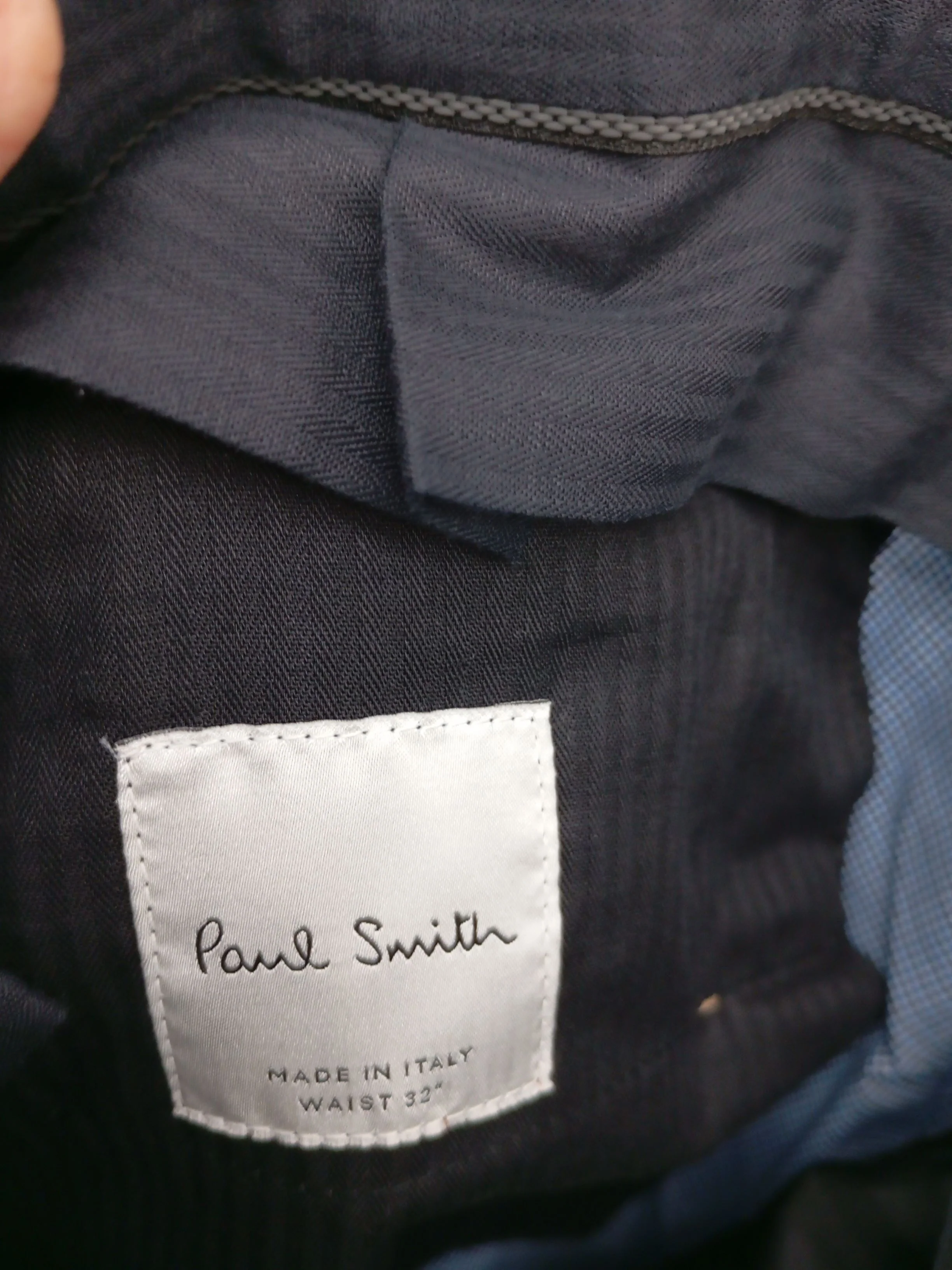Paul Smith Men's Suit Trousers W 32 in Blue Polyester New with tags - Image 5