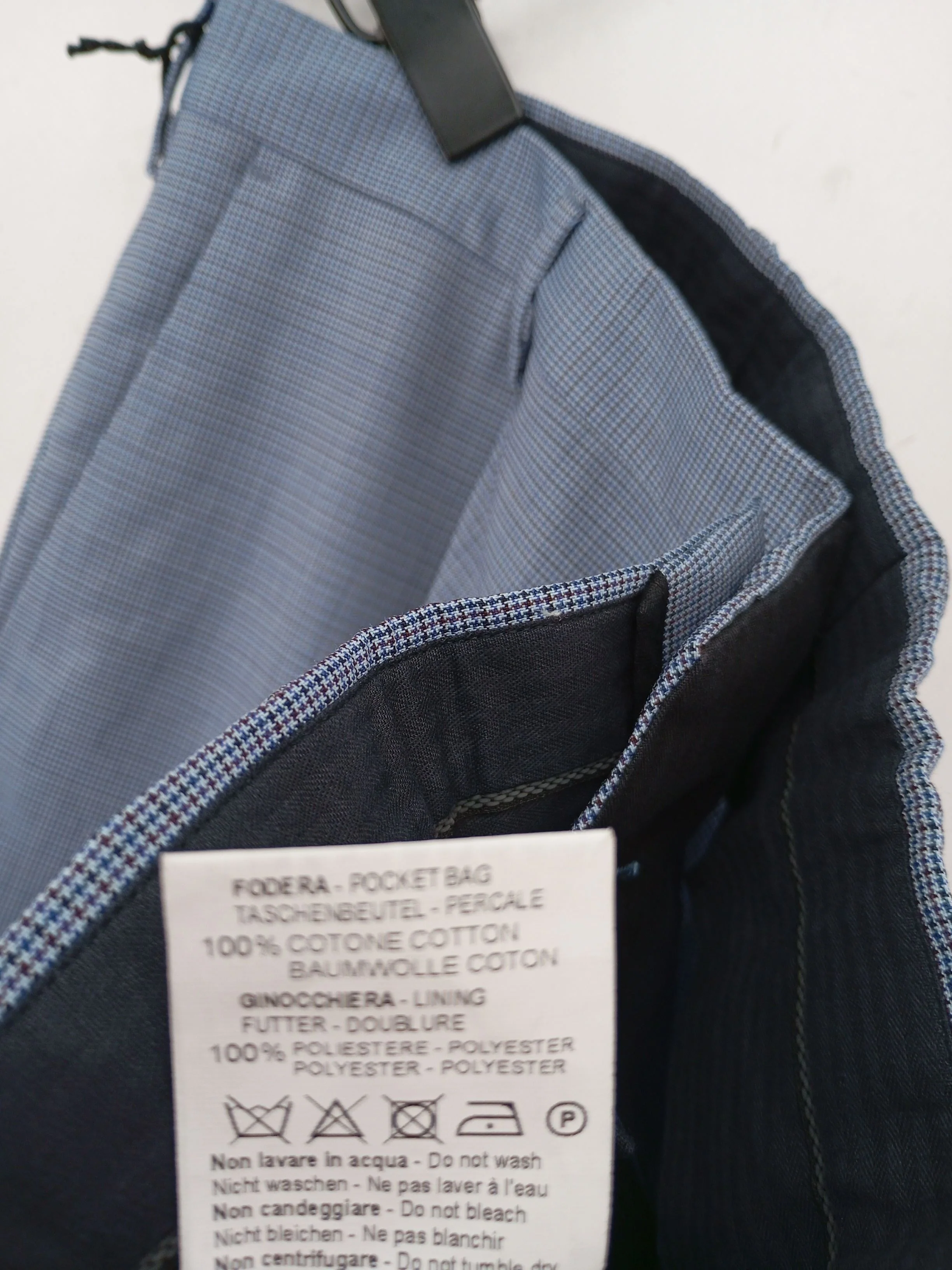 Paul Smith Men's Suit Trousers W 32 in Blue Polyester New with tags - Image 6
