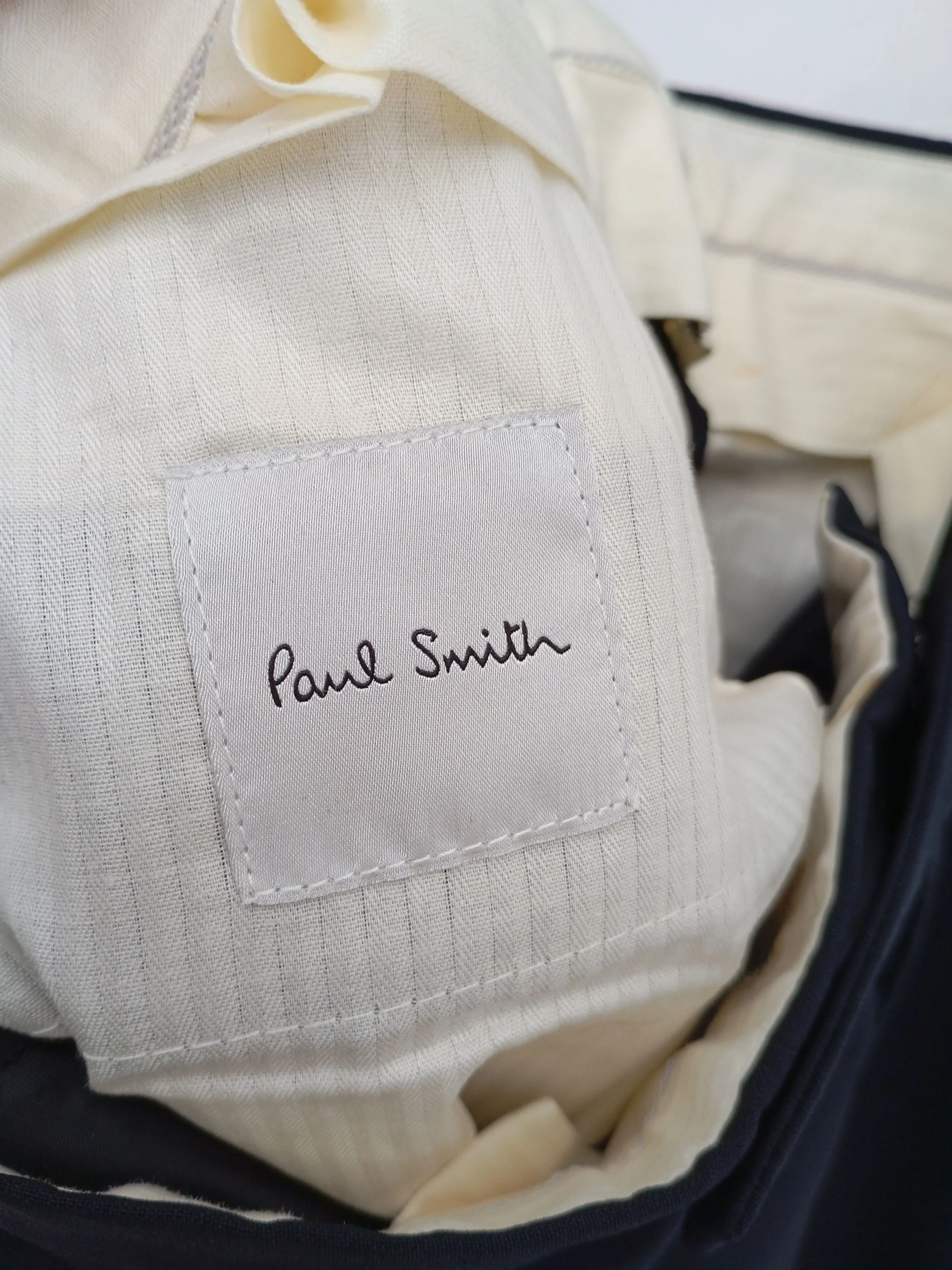 Paul Smith Men's Suit Trousers W 32 in Blue Wool - Image 6