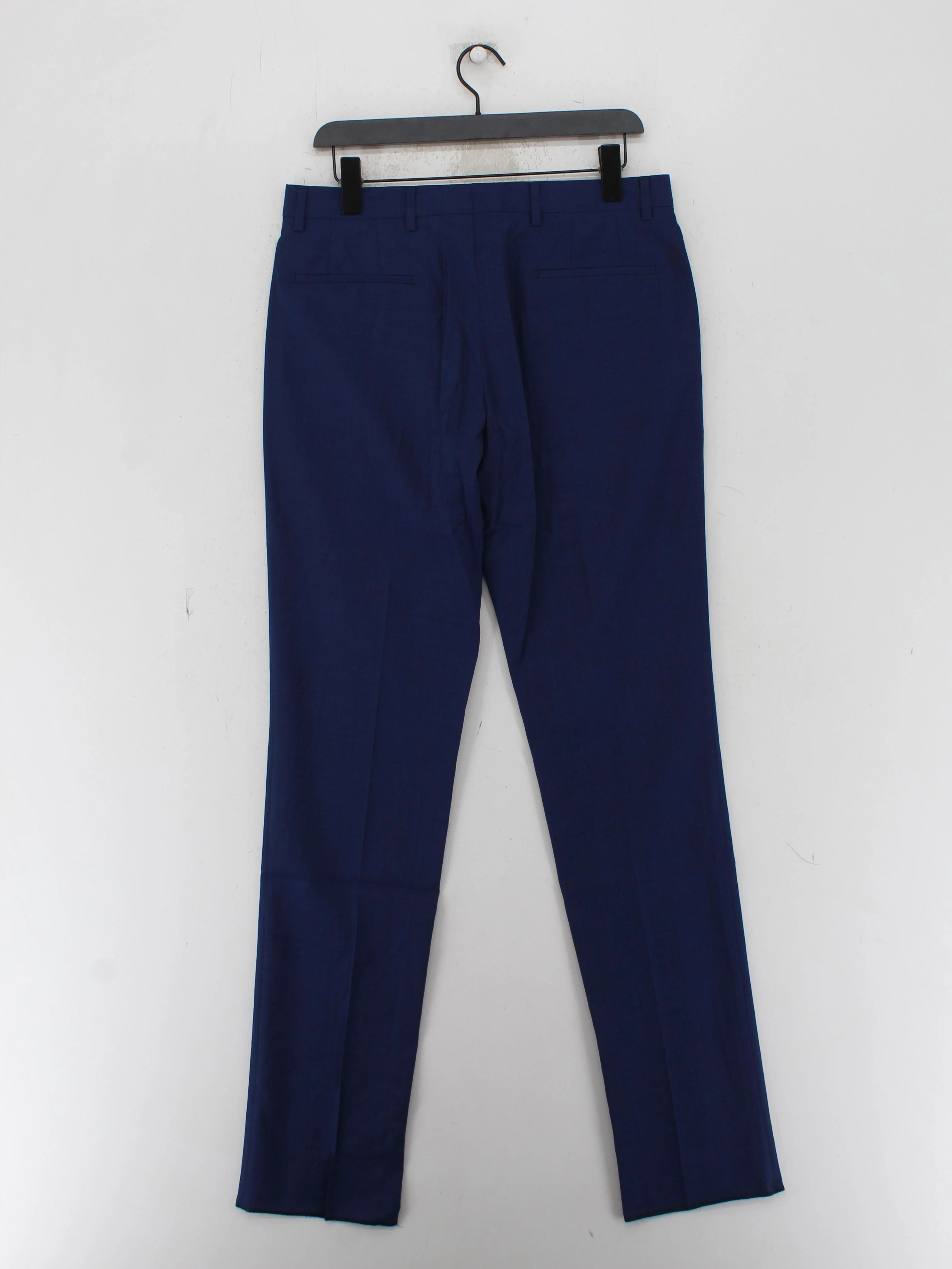 Paul Smith Men's Suit Trousers W 32 in Blue Wool New with tags - Image 2