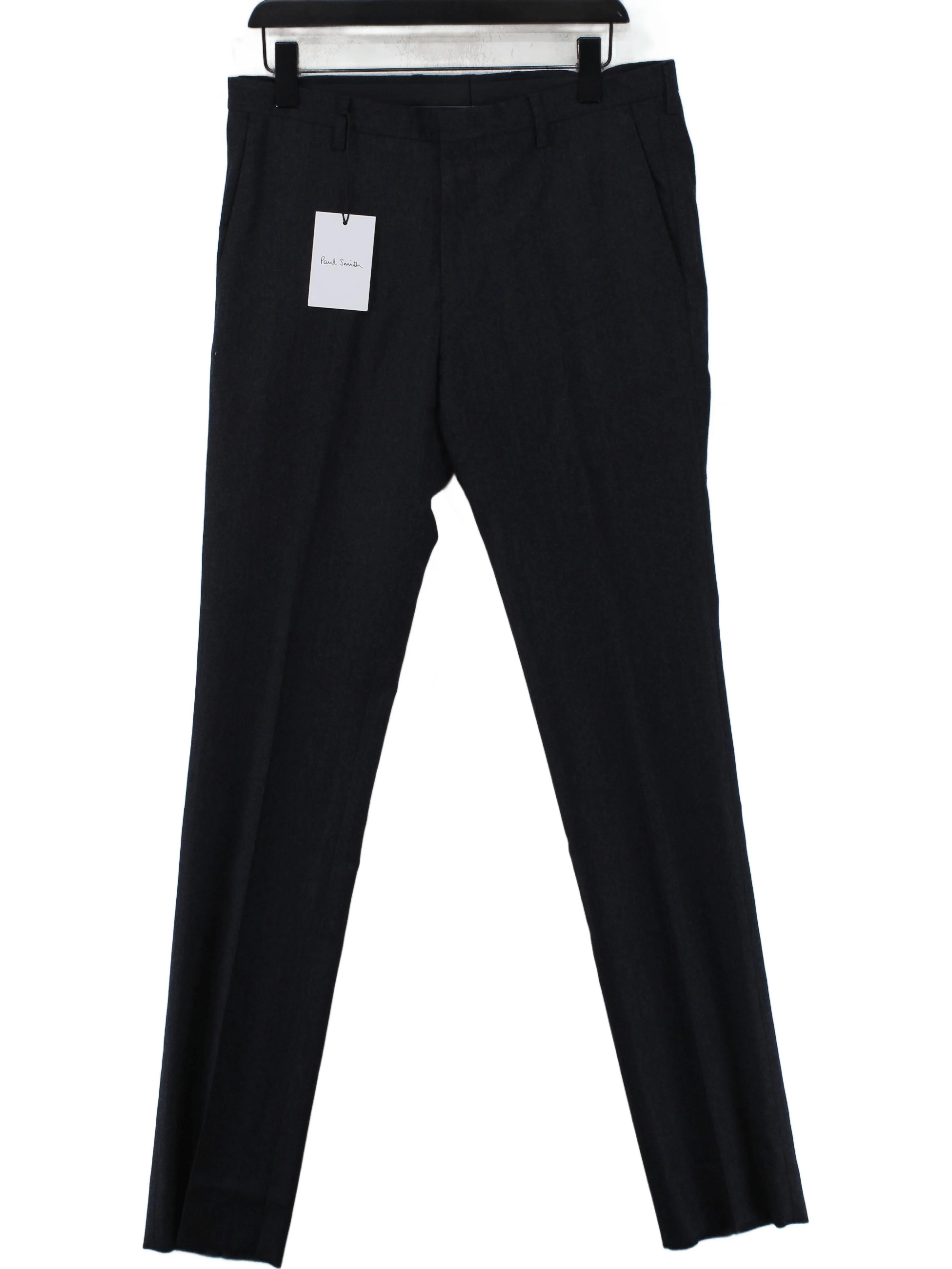 Paul Smith Men's Suit Trousers W 32 in Blue Wool New with tags