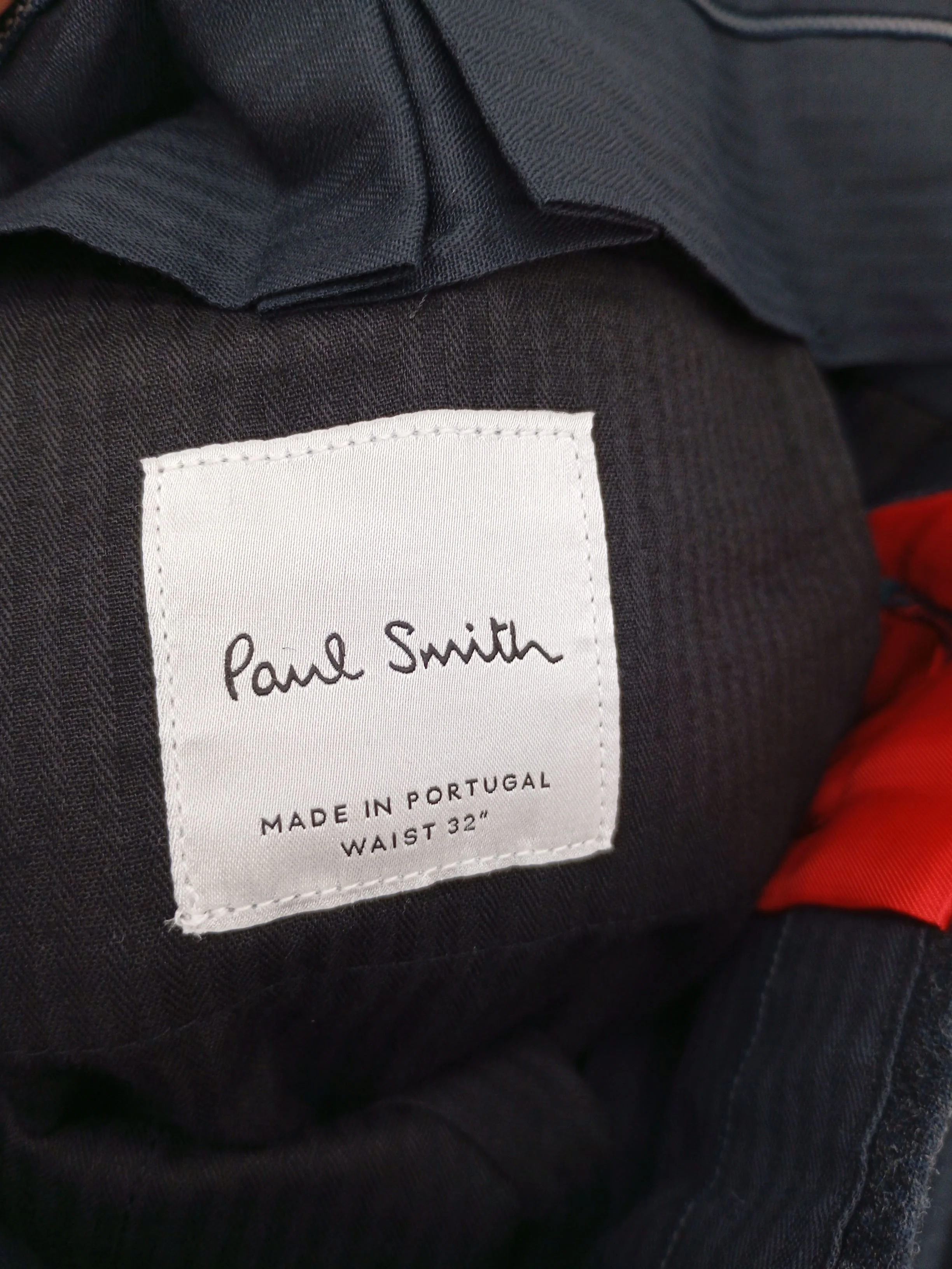 Paul Smith Men's Suit Trousers W 32 in Blue Wool New with tags - Image 5