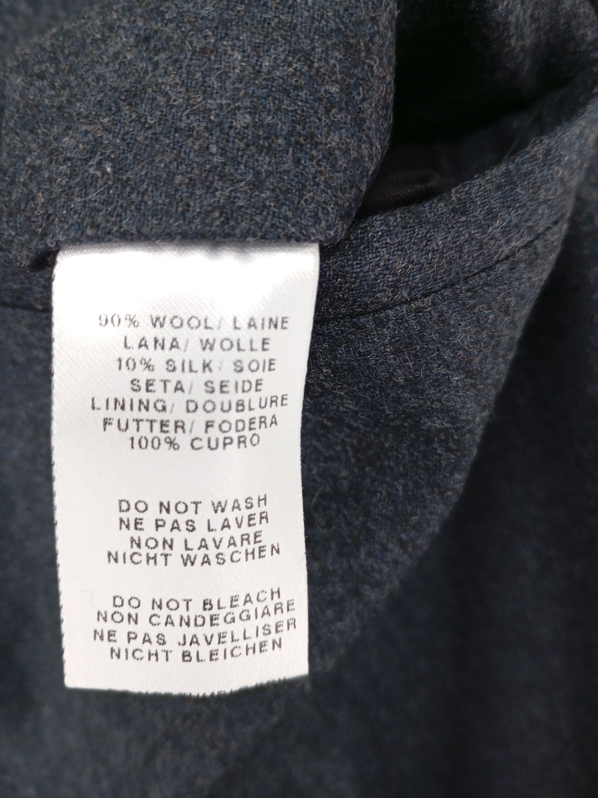 Paul Smith Men's Suit Trousers W 32 in Blue Wool New with tags - Image 6