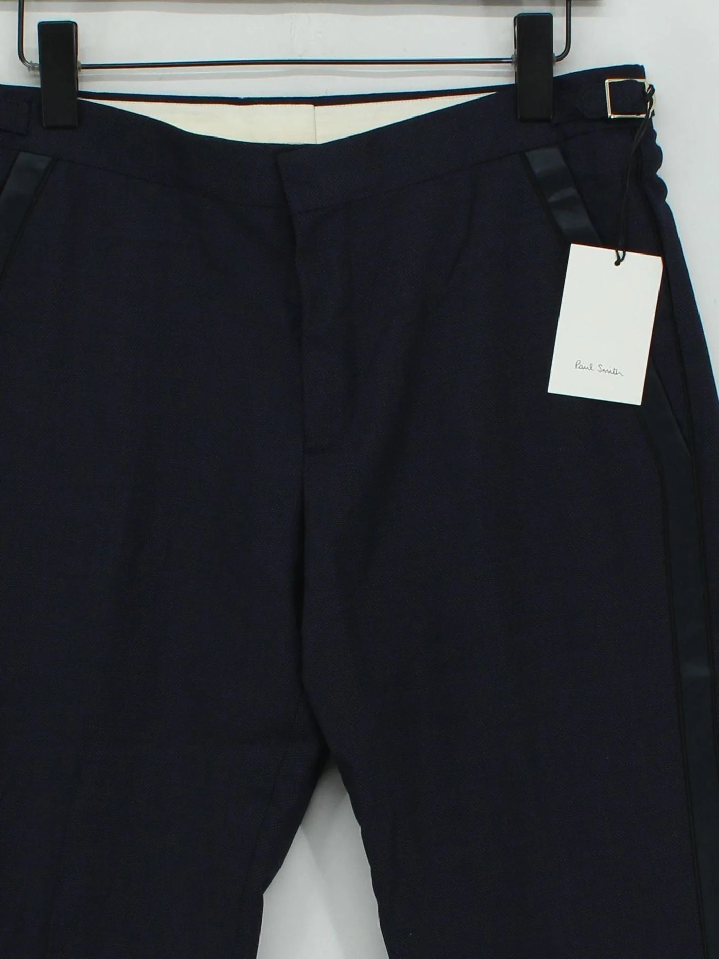 Paul Smith Men's Suit Trousers W 32 in Blue Wool New with tags - Image 3