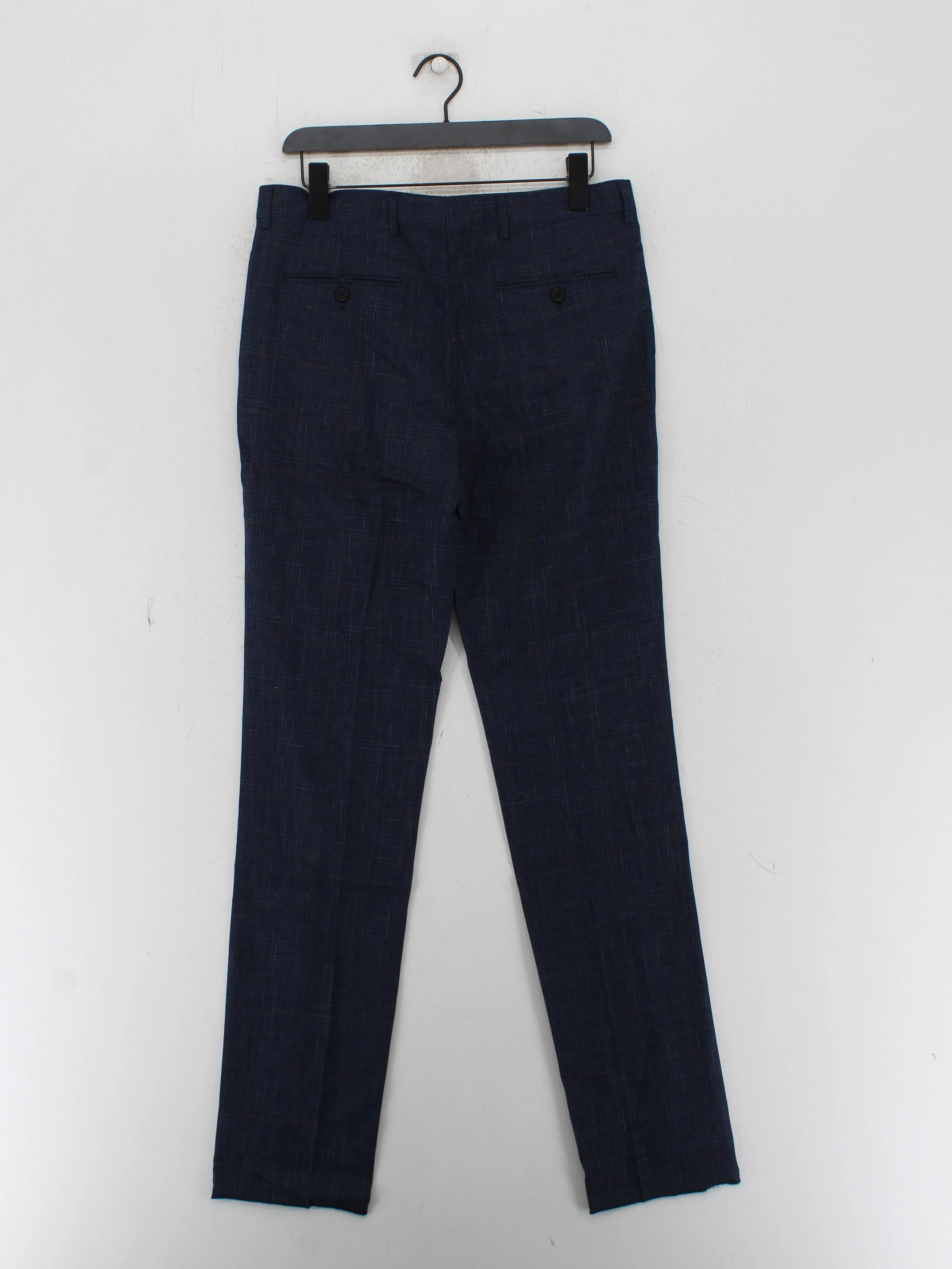 Paul Smith Men's Suit Trousers W 32 in Blue Wool New with tags - Image 2