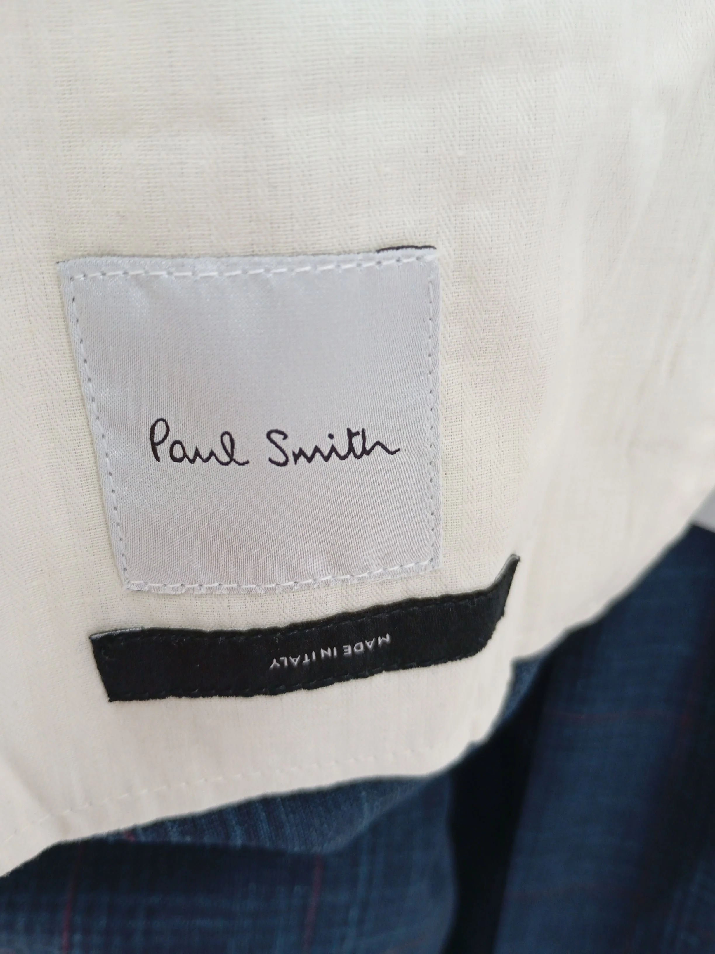 Paul Smith Men's Suit Trousers W 32 in Blue Wool New with tags - Image 5