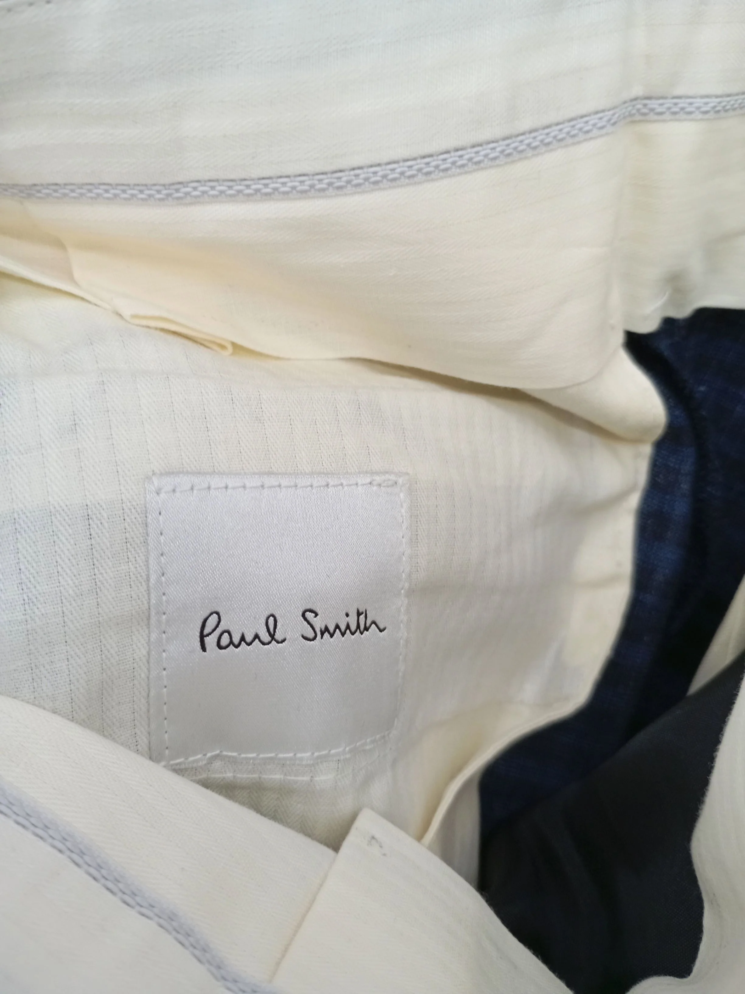 Paul Smith Men's Suit Trousers W 32 in Blue Wool New with tags - Image 5