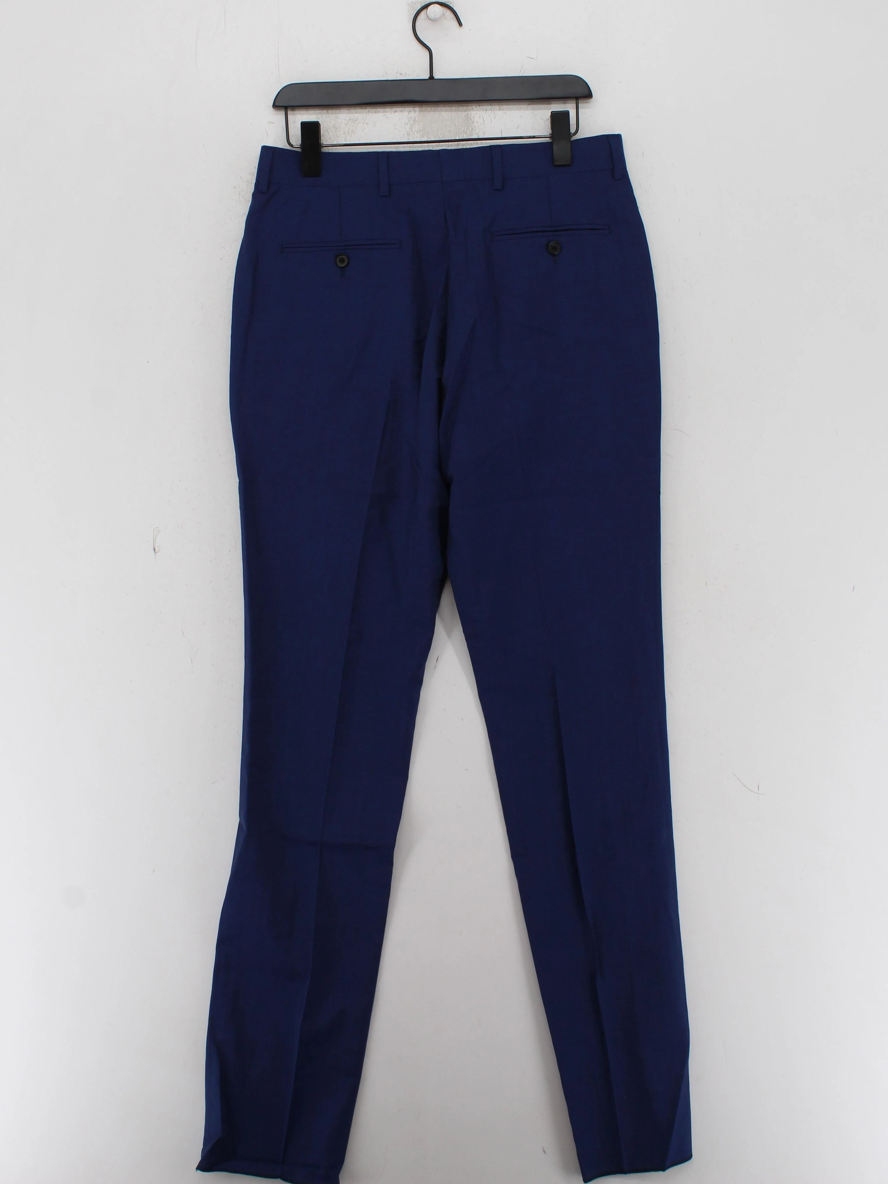 Paul Smith Men's Suit Trousers W 32 in Blue Wool New with tags - Image 2
