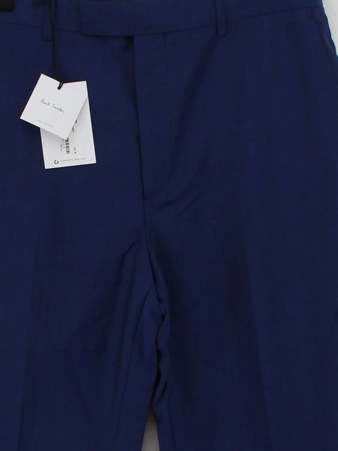 Paul Smith Men's Suit Trousers W 32 in Blue Wool New with tags - Image 3