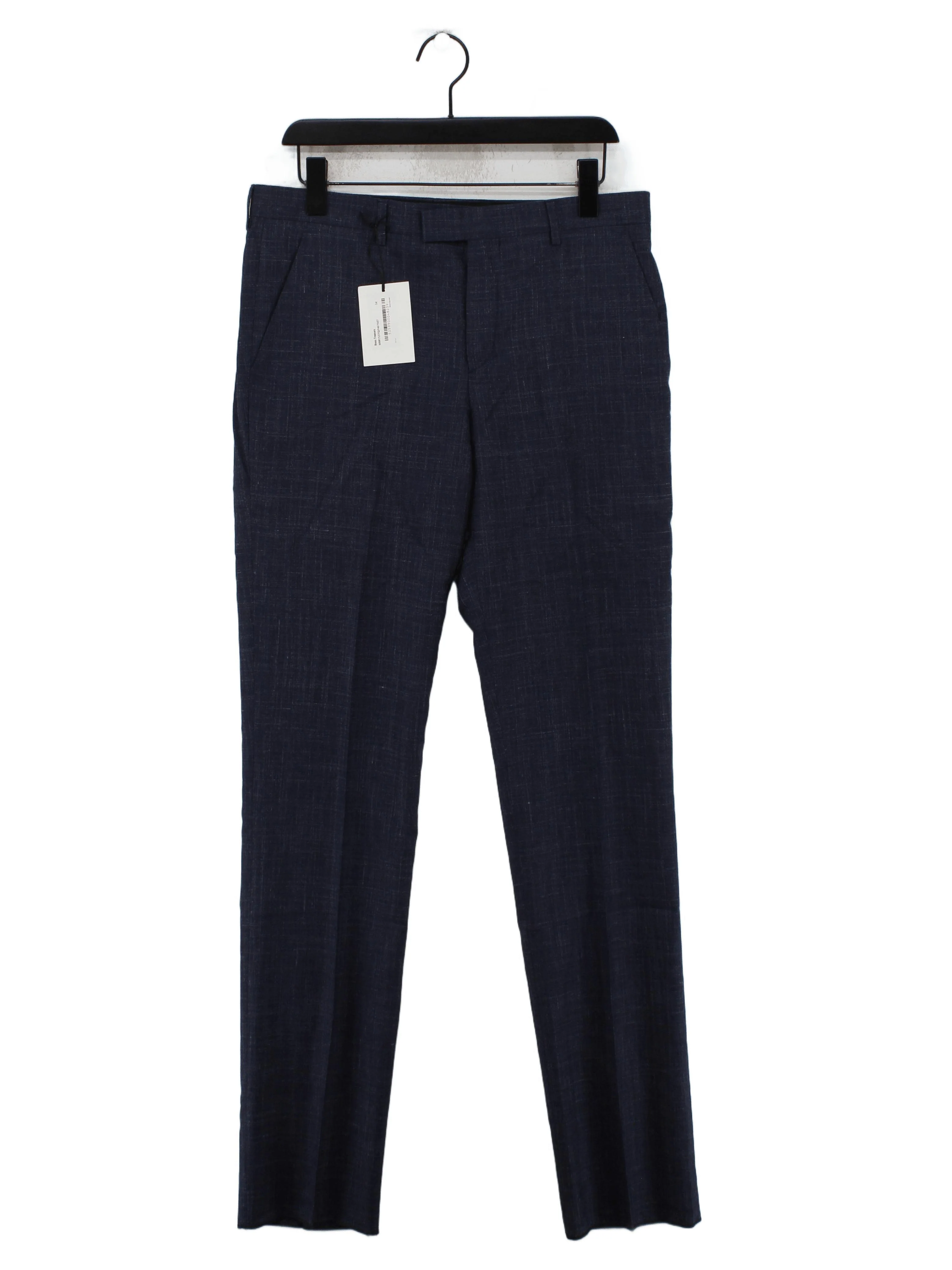 Paul Smith Men's Suit Trousers W 32 in Blue Wool New with tags