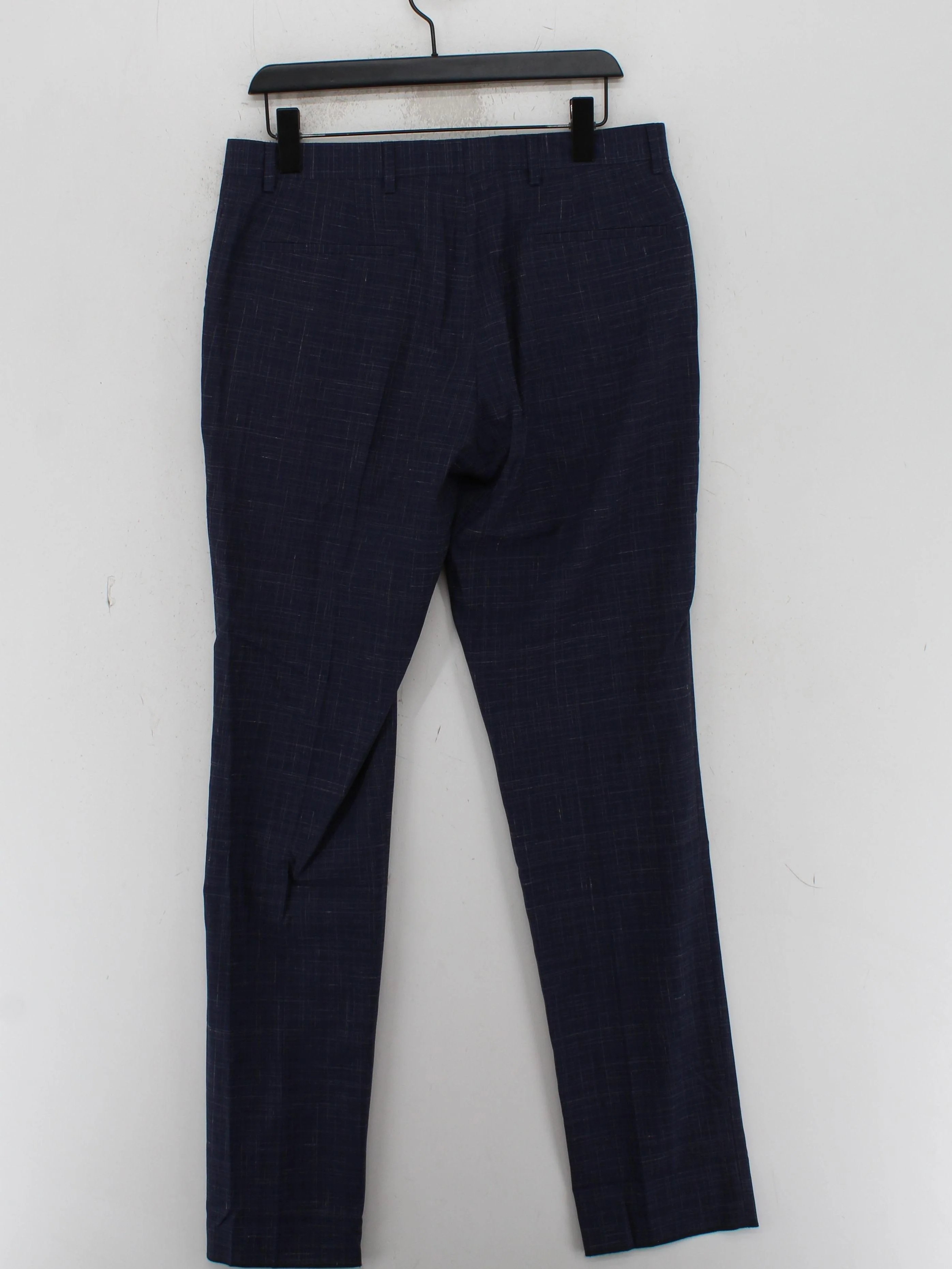 Paul Smith Men's Suit Trousers W 32 in Blue Wool New with tags - Image 2