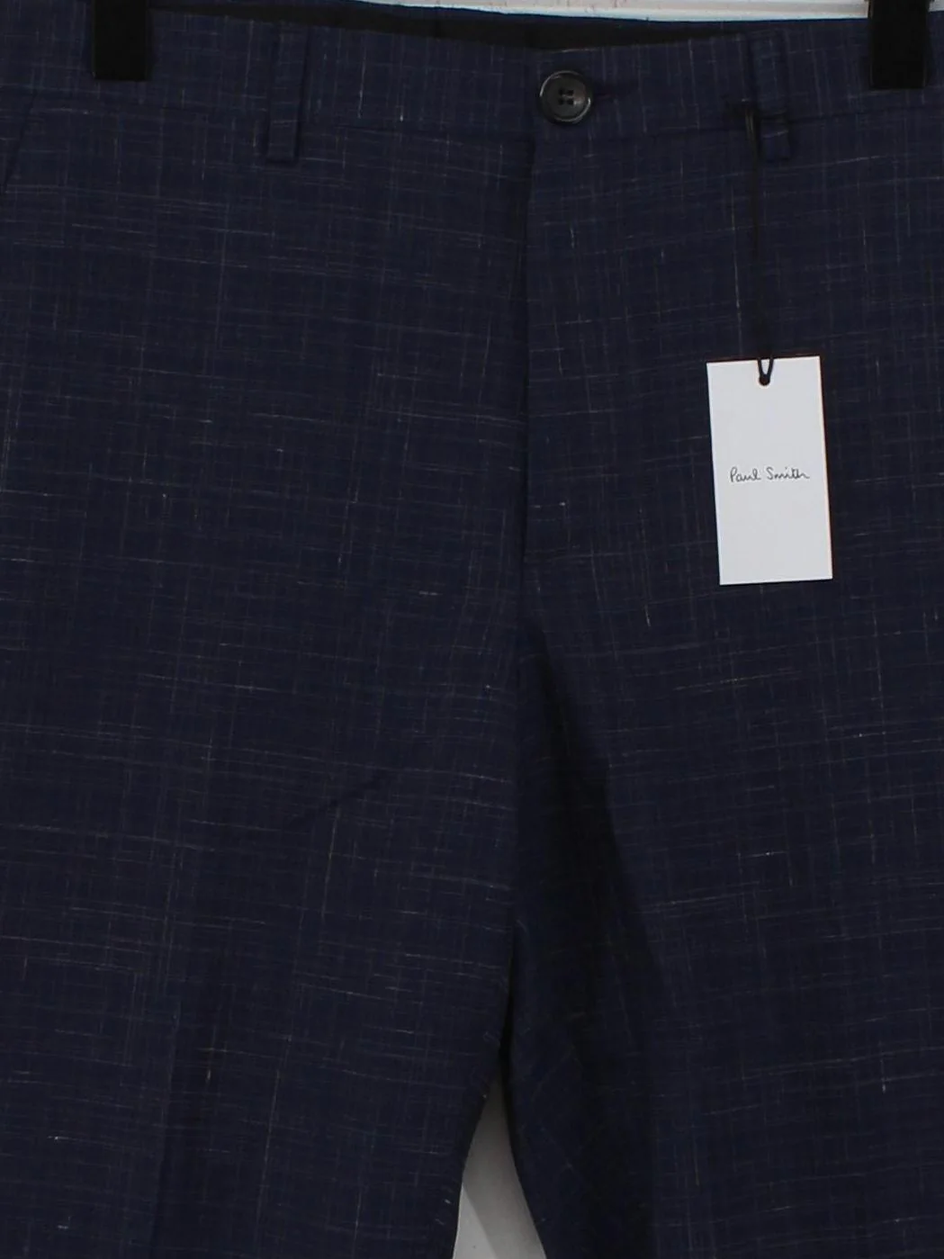 Paul Smith Men's Suit Trousers W 32 in Blue Wool New with tags - Image 3