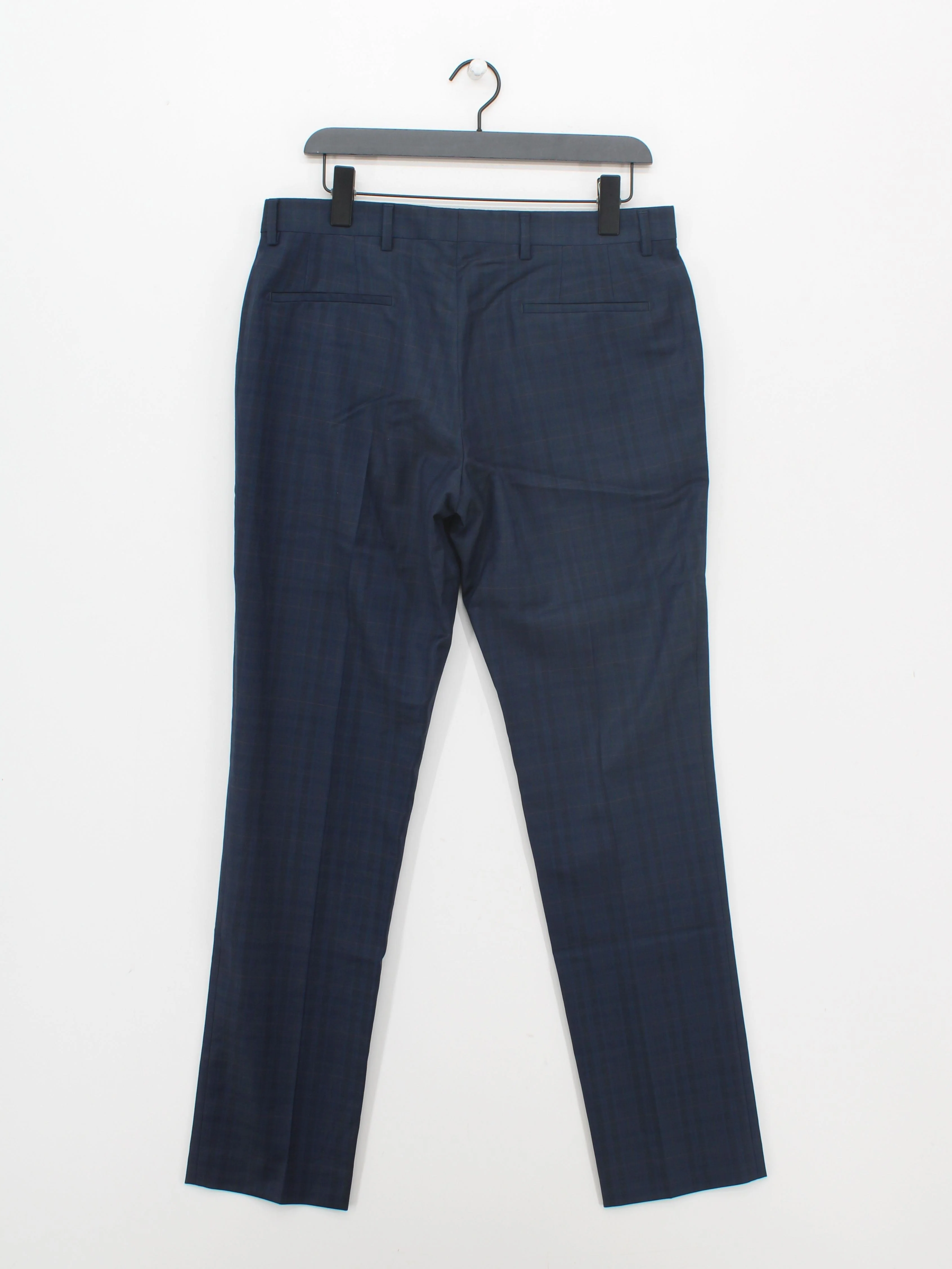 Paul Smith Men's Suit Trousers W 32 in Blue Wool New with tags - Image 2