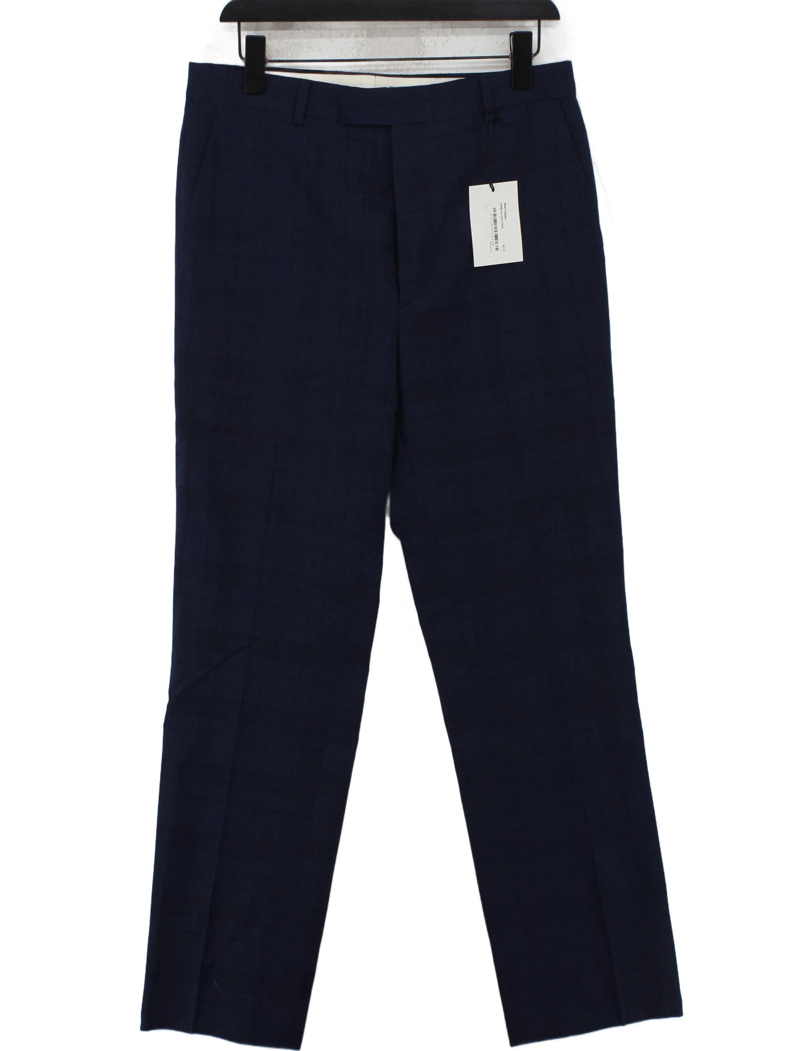 Paul Smith Men's Suit Trousers W 32 in Blue Wool with Other Dress Pants
