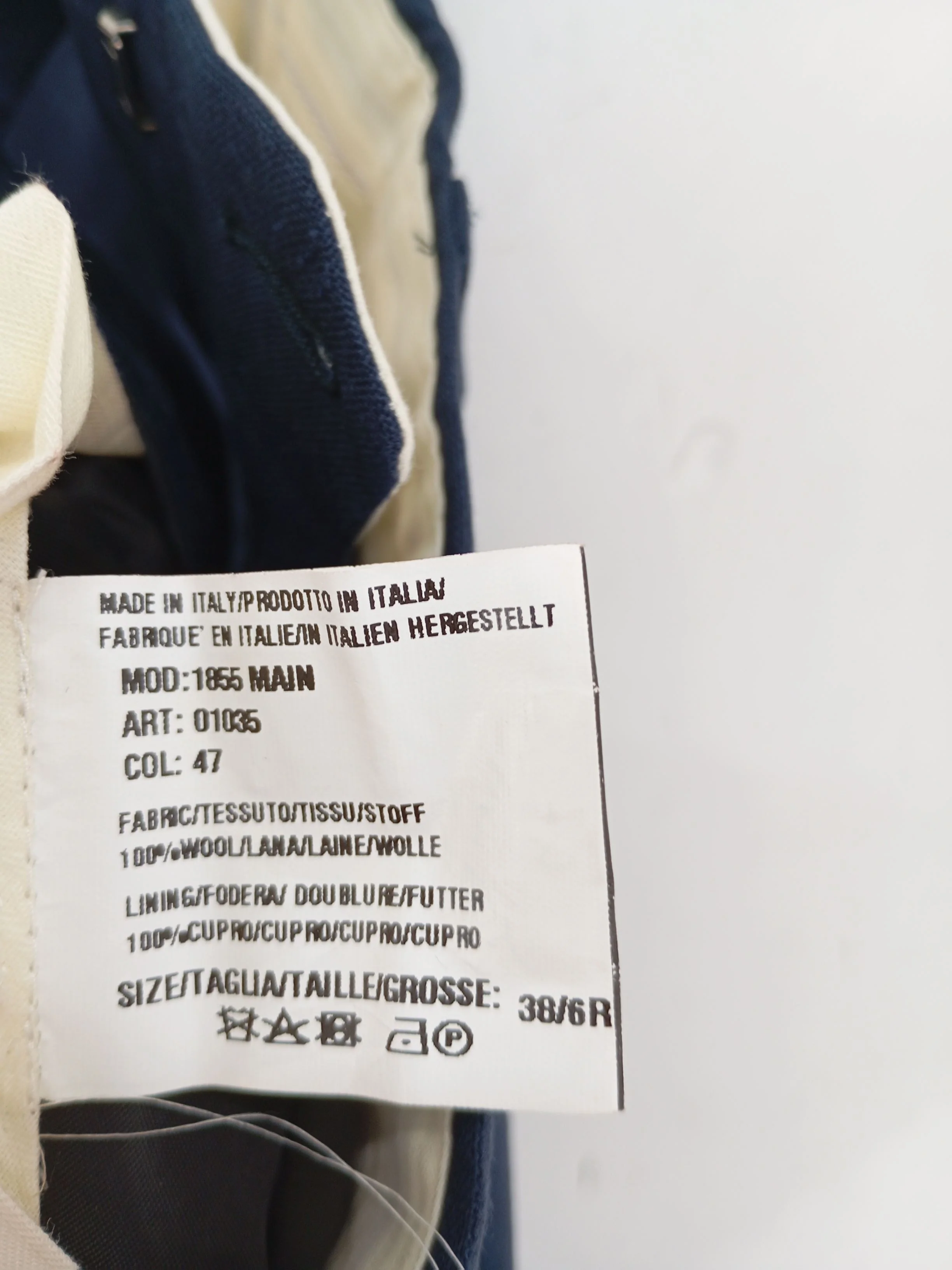 Paul Smith Men's Suit Trousers W 32 in Blue Wool with Other Dress Pants - Image 7
