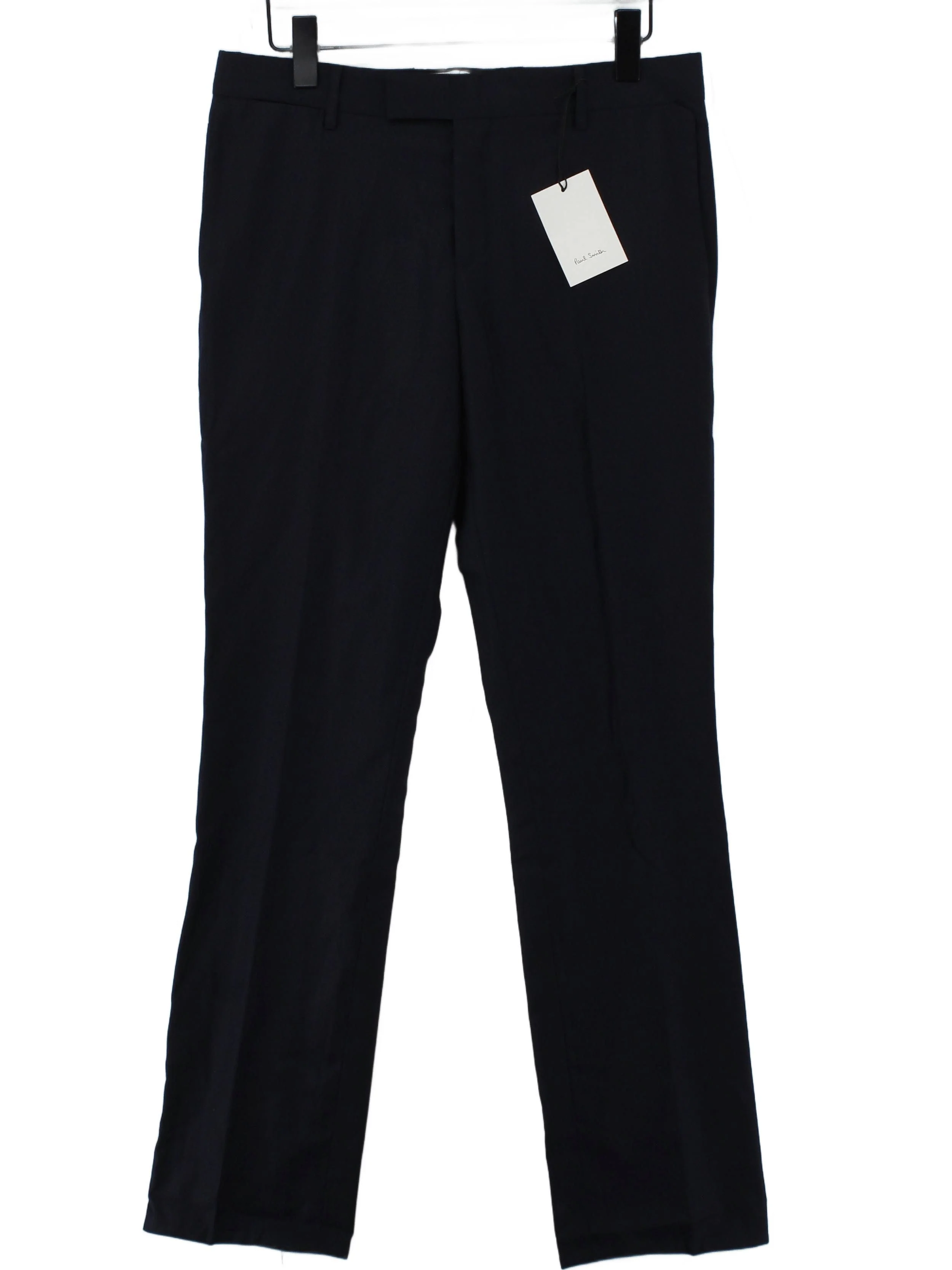 Paul Smith Men's Suit Trousers W 32 in Blue Wool with Other Dress Pants