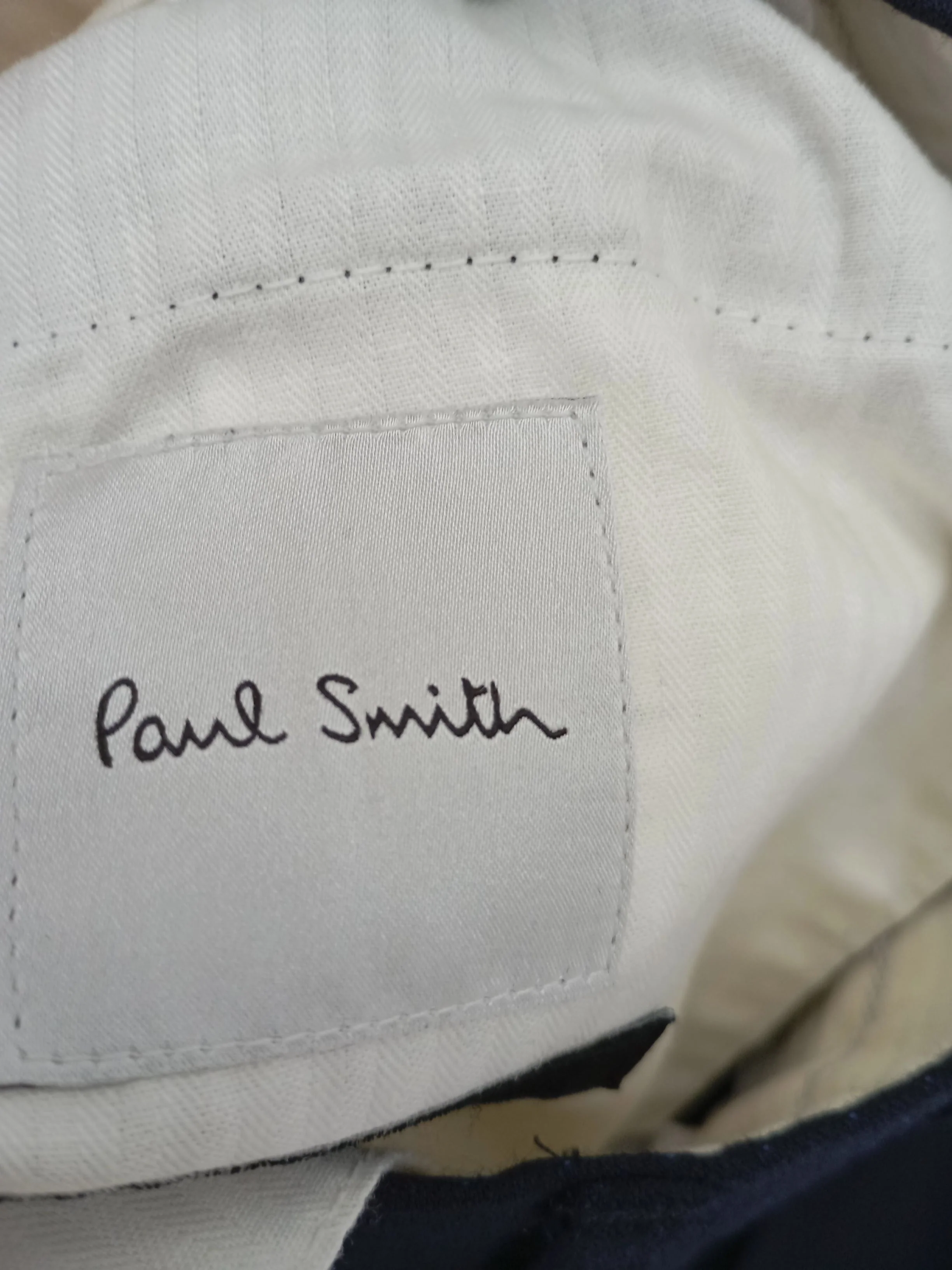 Paul Smith Men's Suit Trousers W 32 in Blue Wool with Other Dress Pants - Image 6