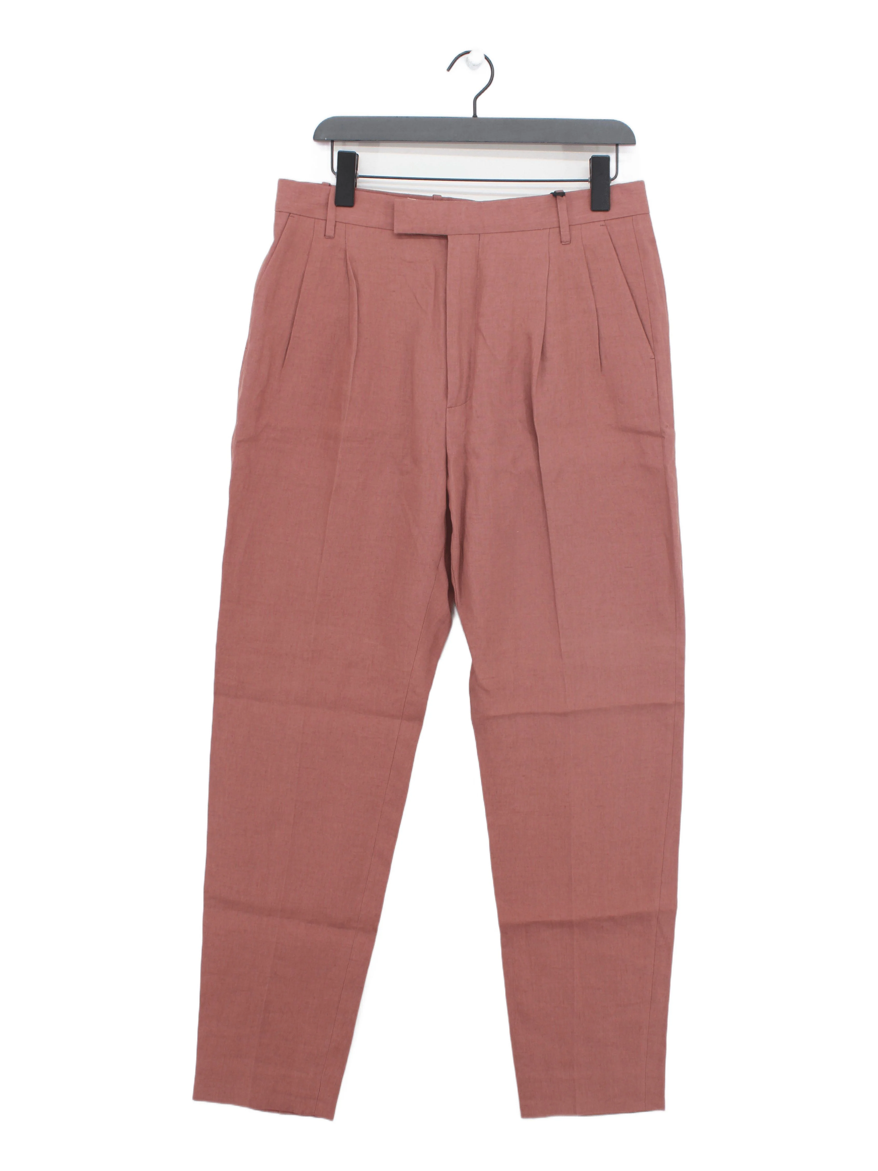 Paul Smith Men's Suit Trousers W 32 in Brown 100% Linen New with tags