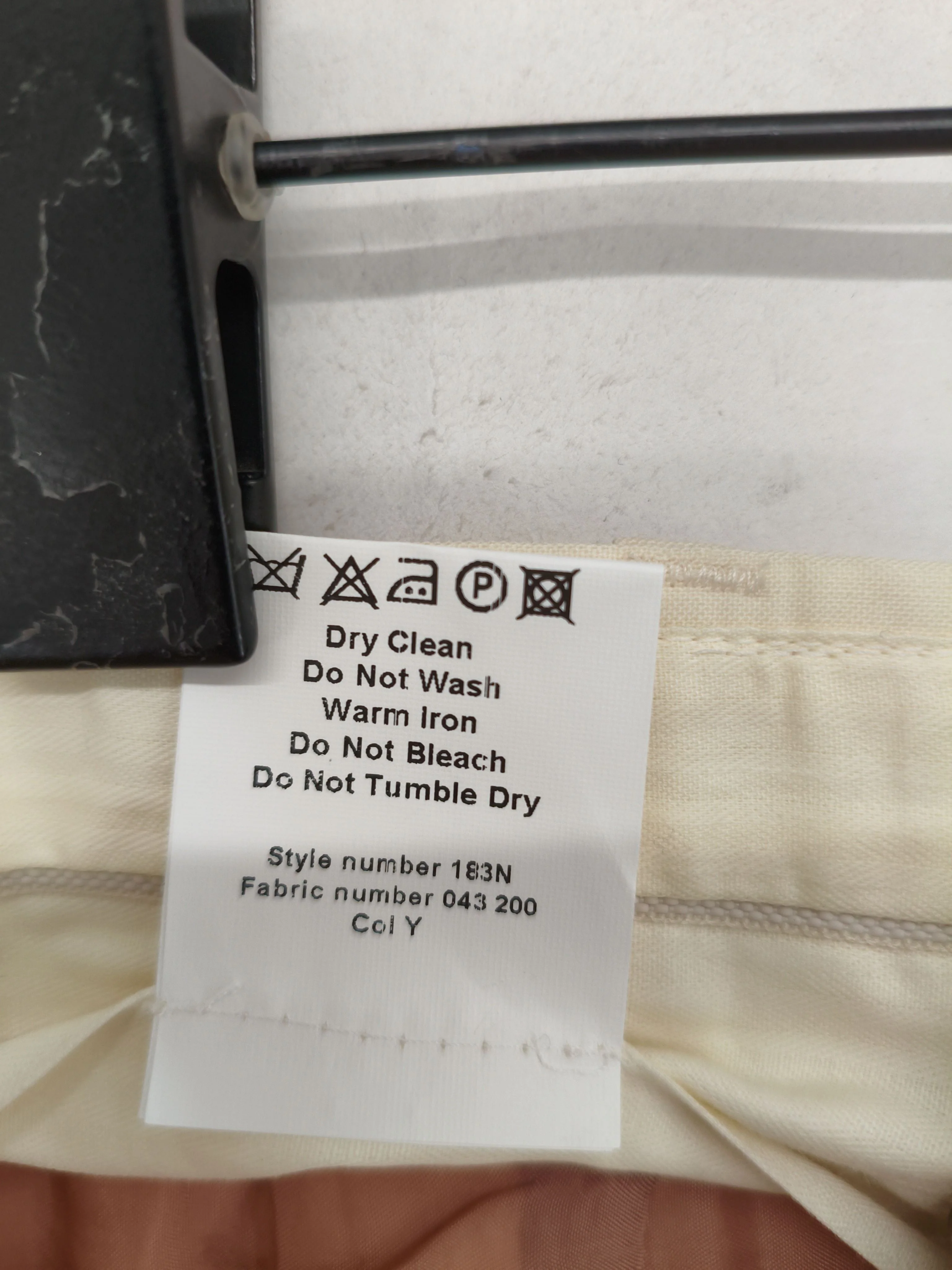 Paul Smith Men's Suit Trousers W 32 in Cream 100% Other New with tags - Image 6