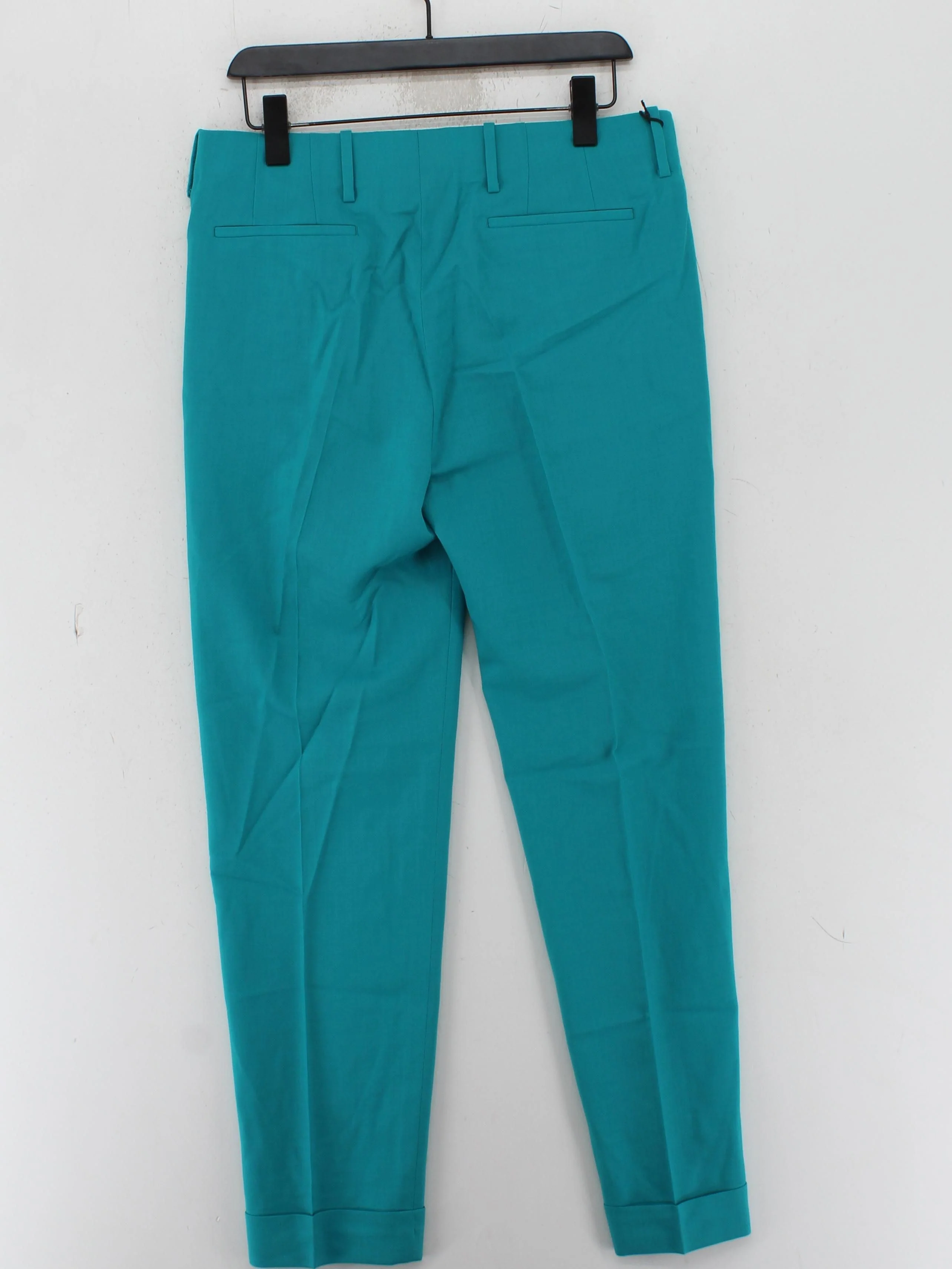 Paul Smith Men's Suit Trousers W 32 in Green 100% Wool Dress Pants New with tags - Image 2