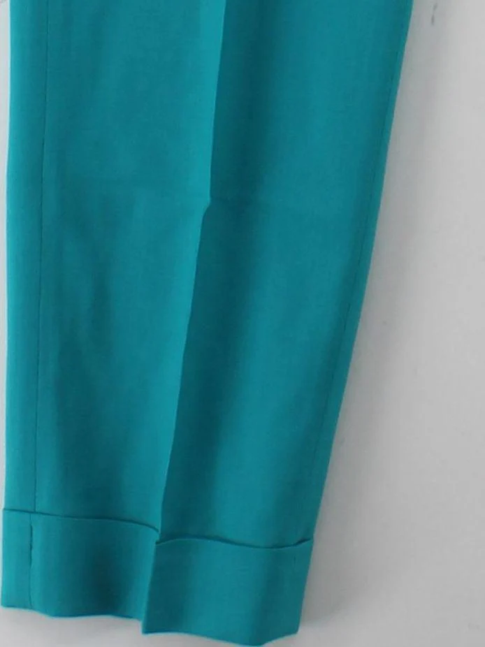 Paul Smith Men's Suit Trousers W 32 in Green 100% Wool Dress Pants New with tags - Image 4