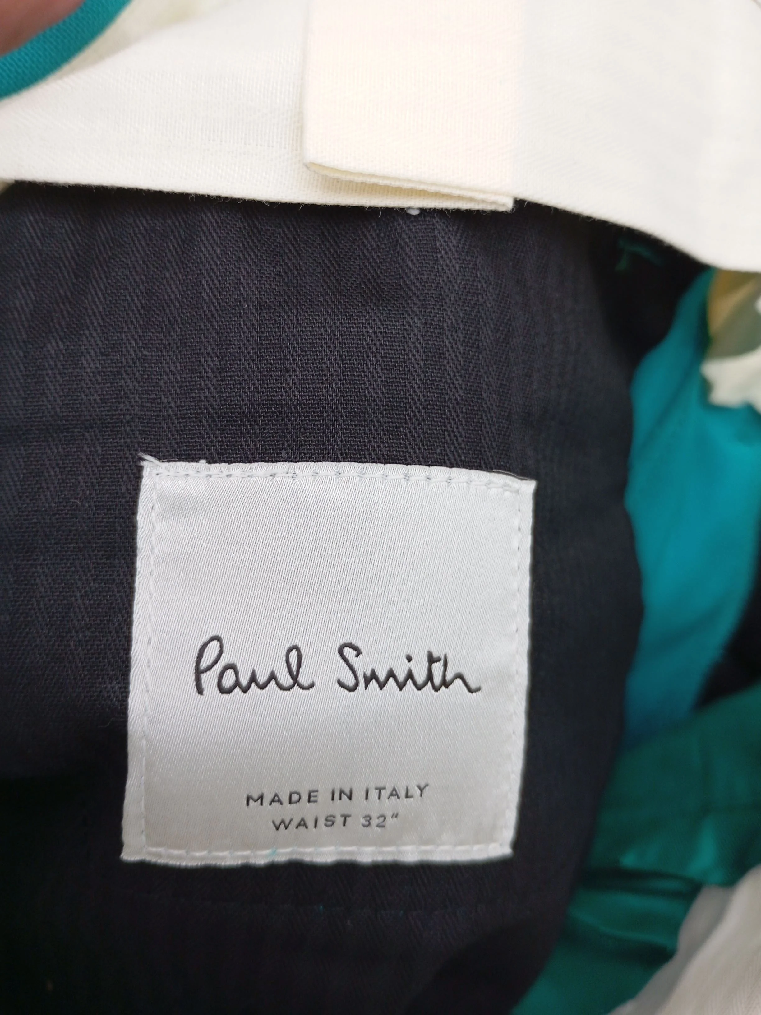 Paul Smith Men's Suit Trousers W 32 in Green 100% Wool Dress Pants New with tags - Image 5