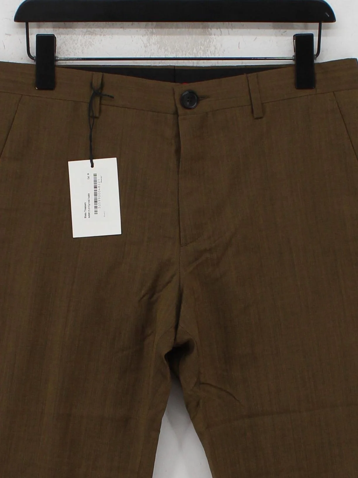 Paul Smith Men's Suit Trousers W 32 in Green Wool New with tags - Image 3