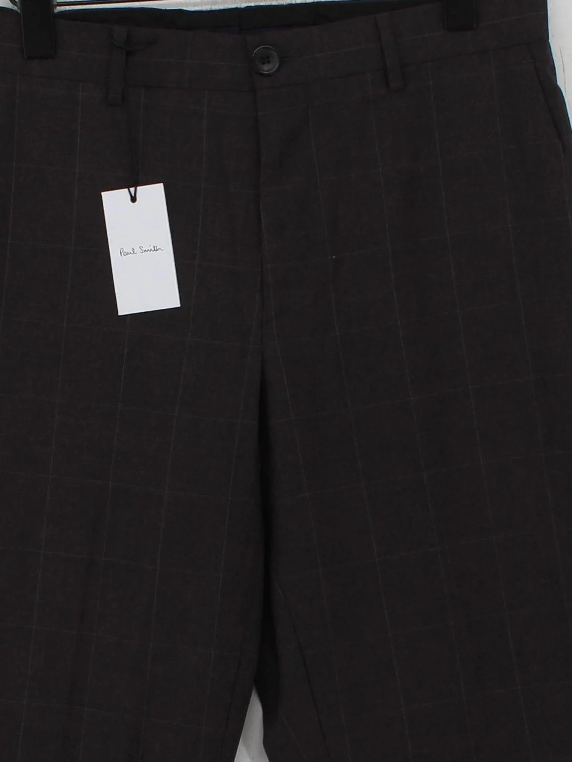 Paul Smith Men's Suit Trousers W 32 in Grey 100% Wool Dress Pants New with tags - Image 3