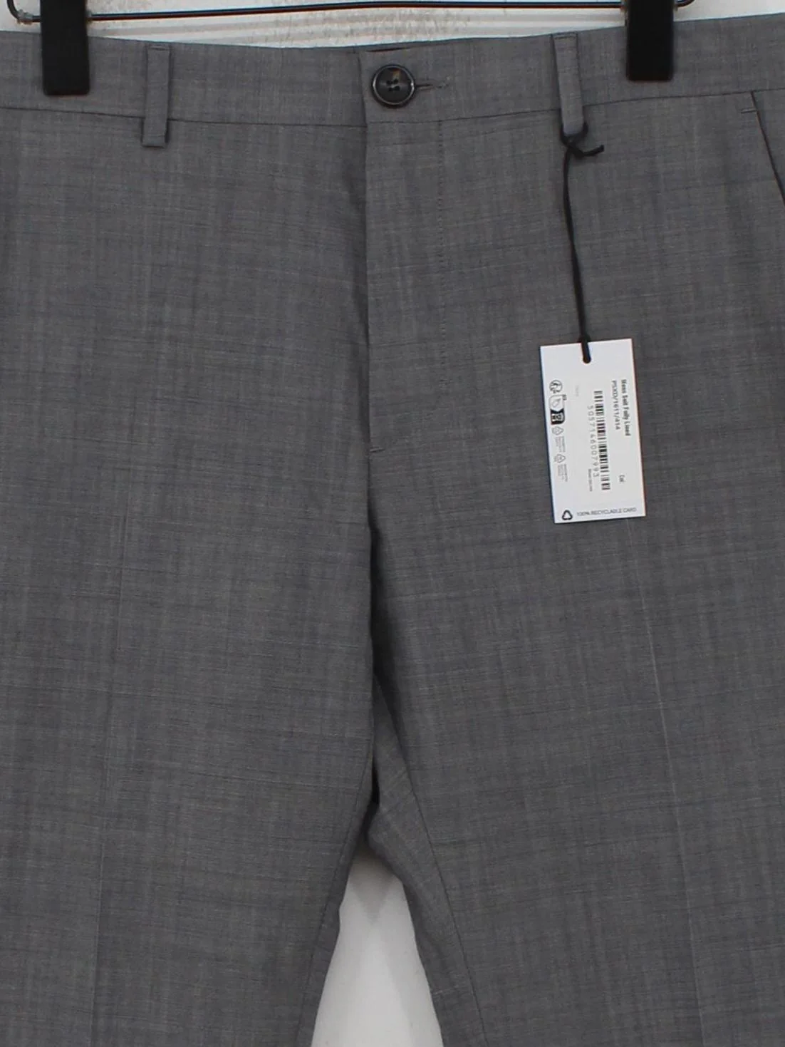 Paul Smith Men's Suit Trousers W 32 in Grey Wool New with tags - Image 3