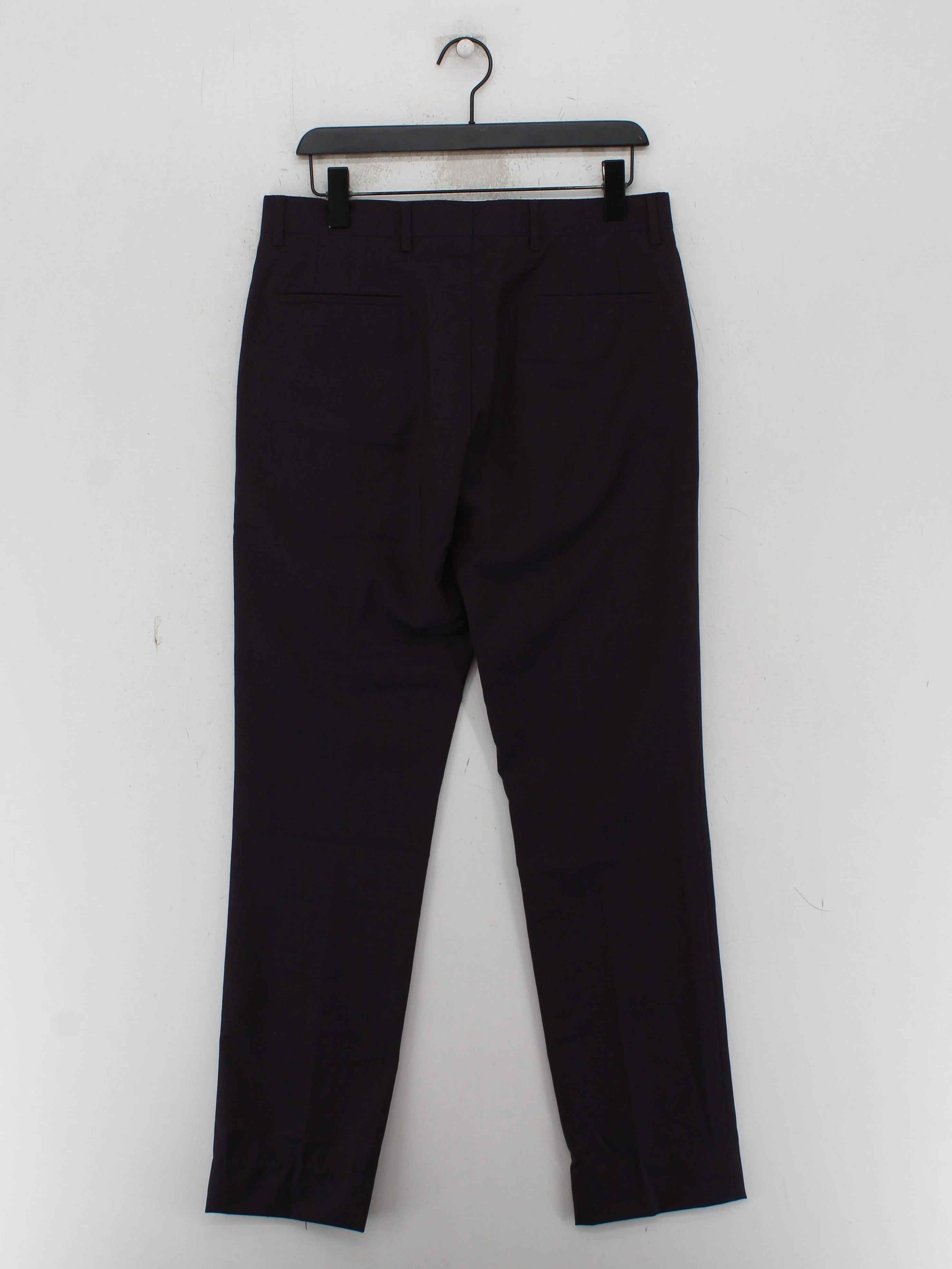 Paul Smith Men's Suit Trousers W 32 in Purple Wool - Image 2