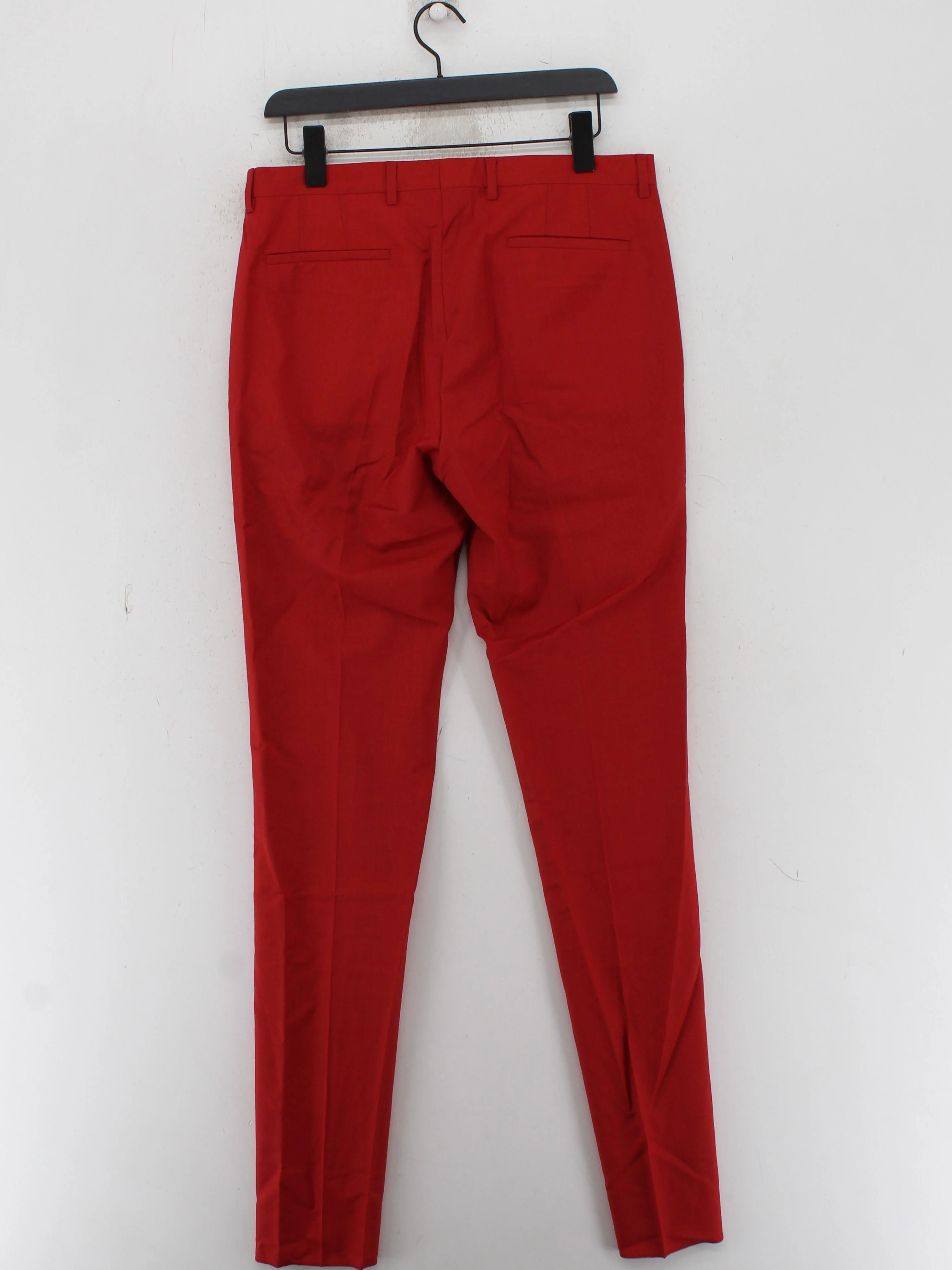 Paul Smith Men's Suit Trousers W 32 in Red Wool New with tags - Image 2