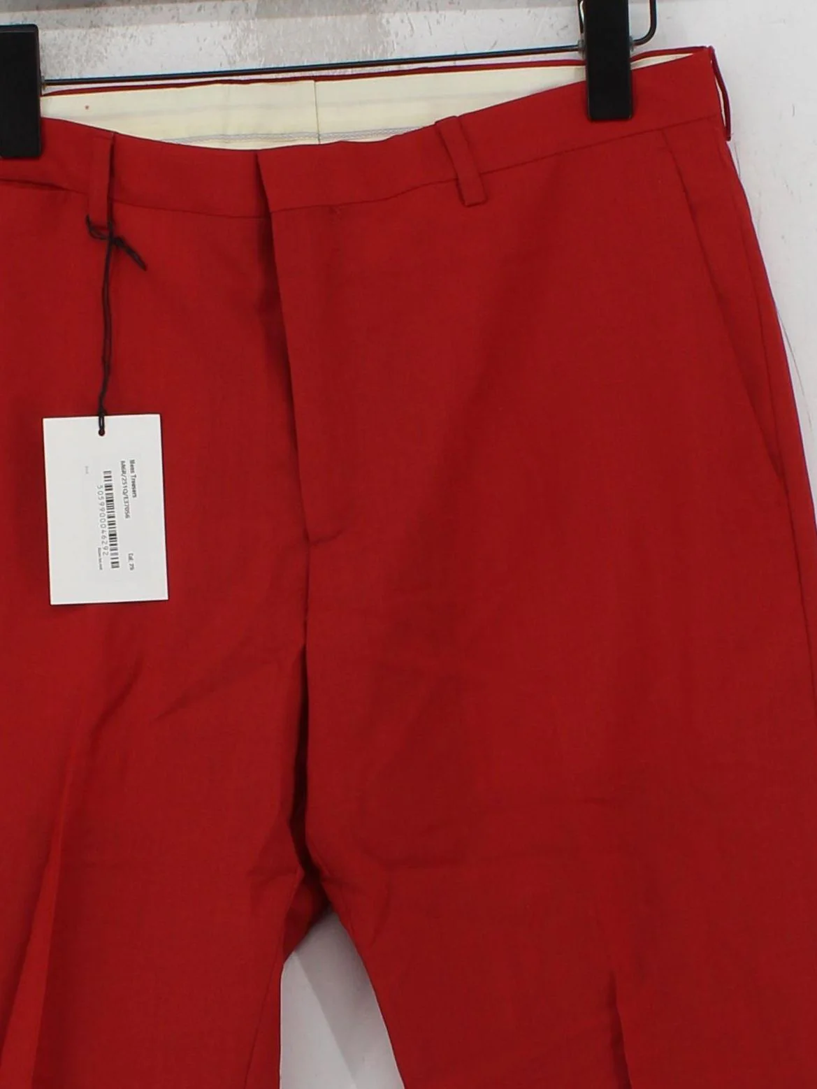 Paul Smith Men's Suit Trousers W 32 in Red Wool New with tags - Image 3