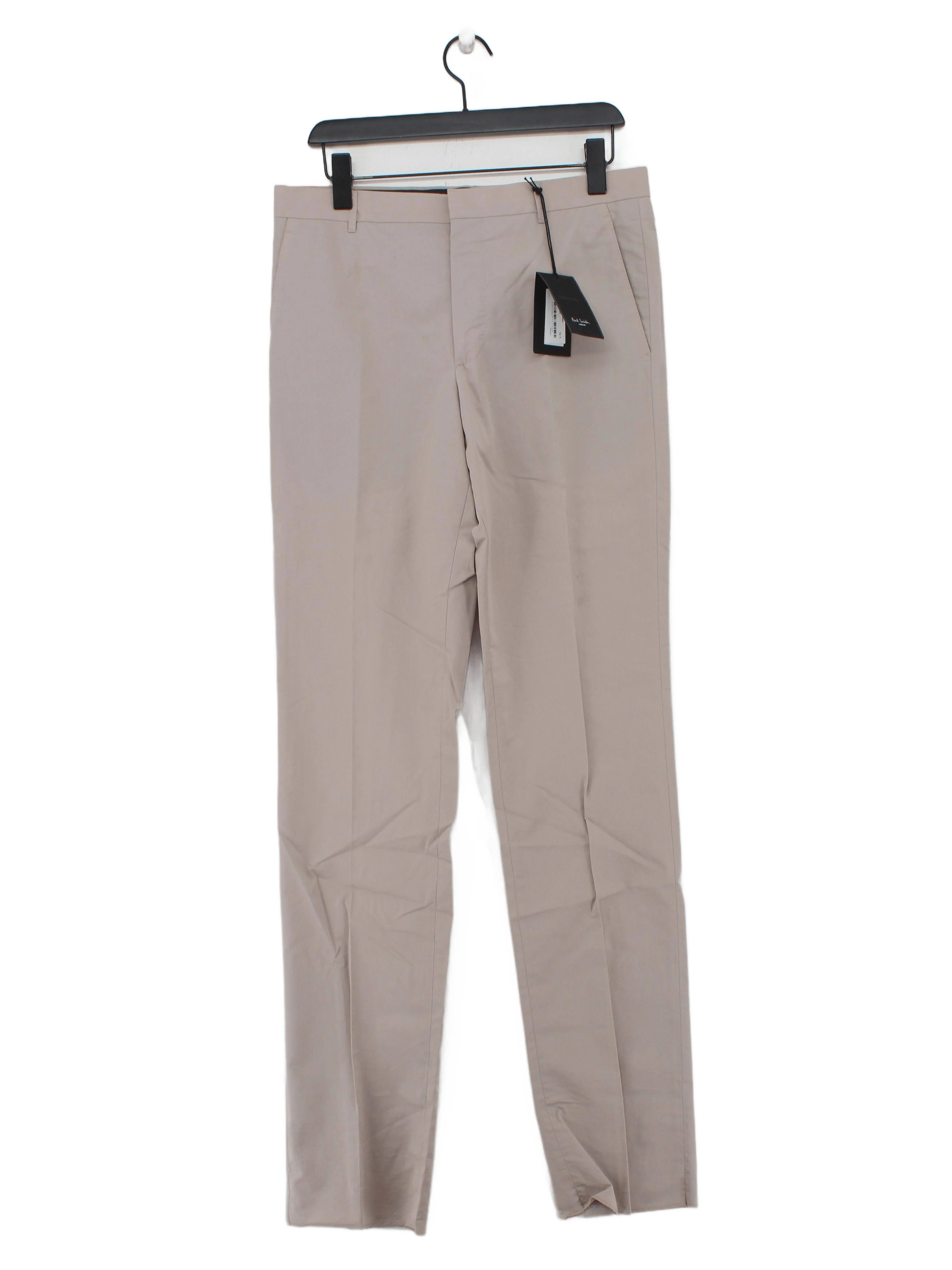 Paul Smith Men's Suit Trousers W 32 in Tan 100% Cotton Straight Dress Pants