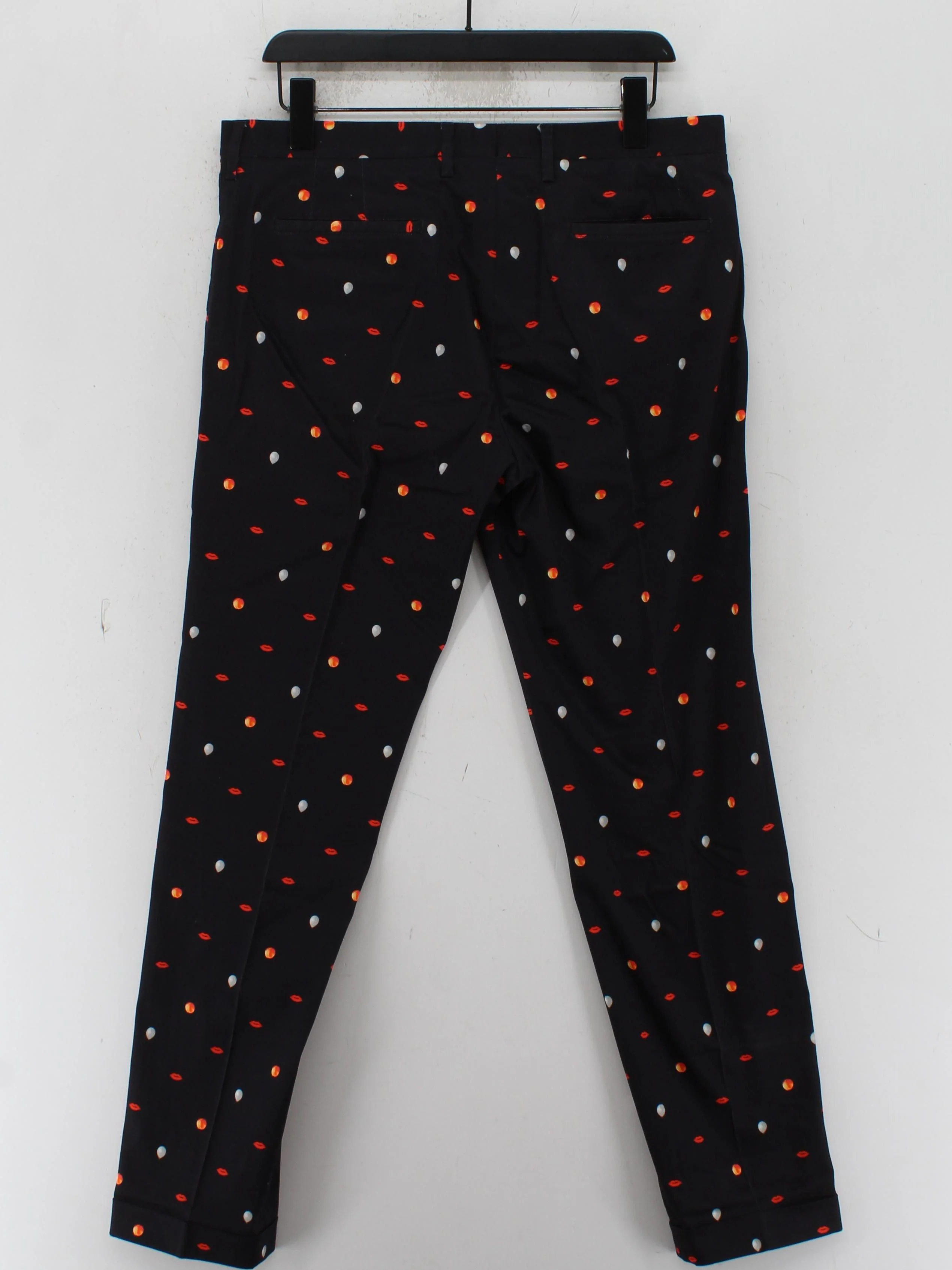 Paul Smith Men's Suit Trousers W 34 in Black Cotton with Elastane Dress Pants - Image 2
