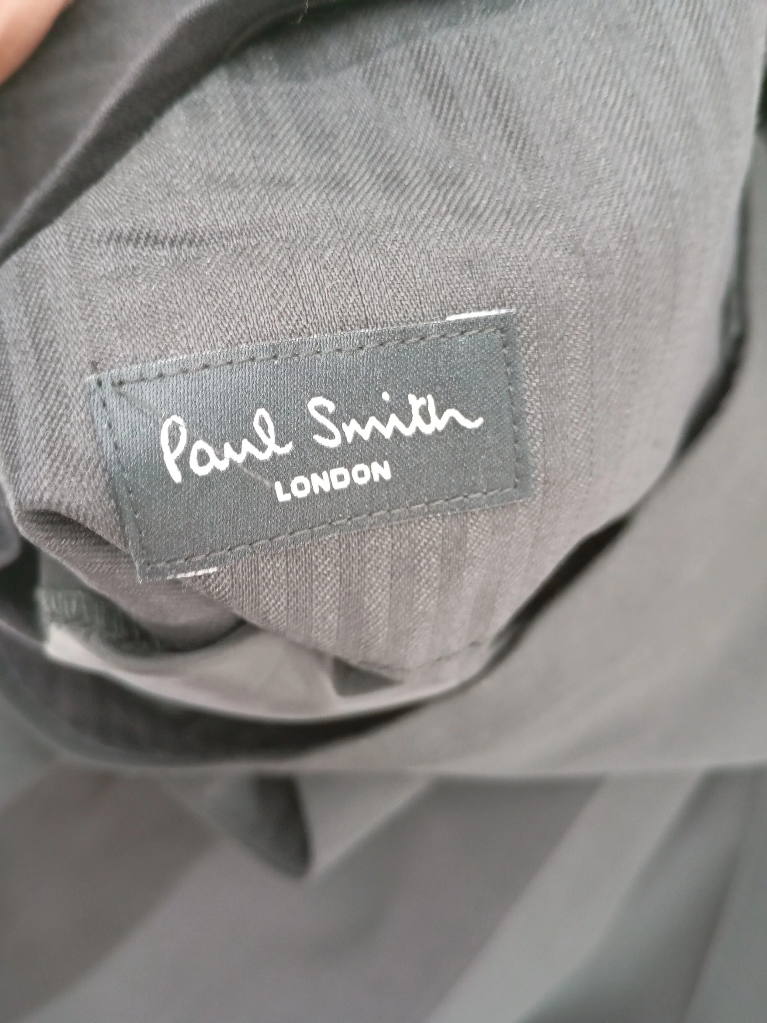 Paul Smith Men's Suit Trousers W 34 in Black Wool New with tags - Image 5