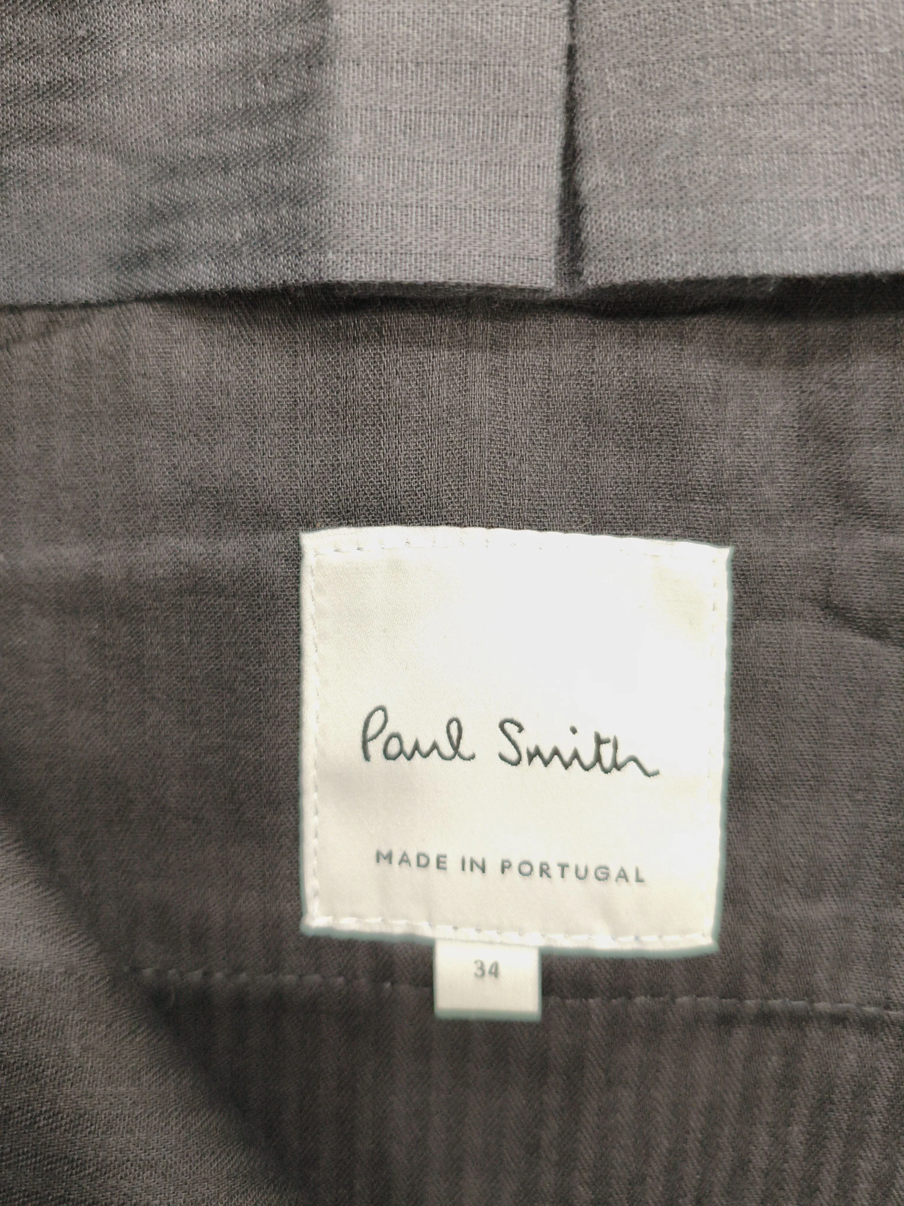 Paul Smith Men's Suit Trousers W 34 in Blue 100% Other Dress Pants New with tags - Image 5