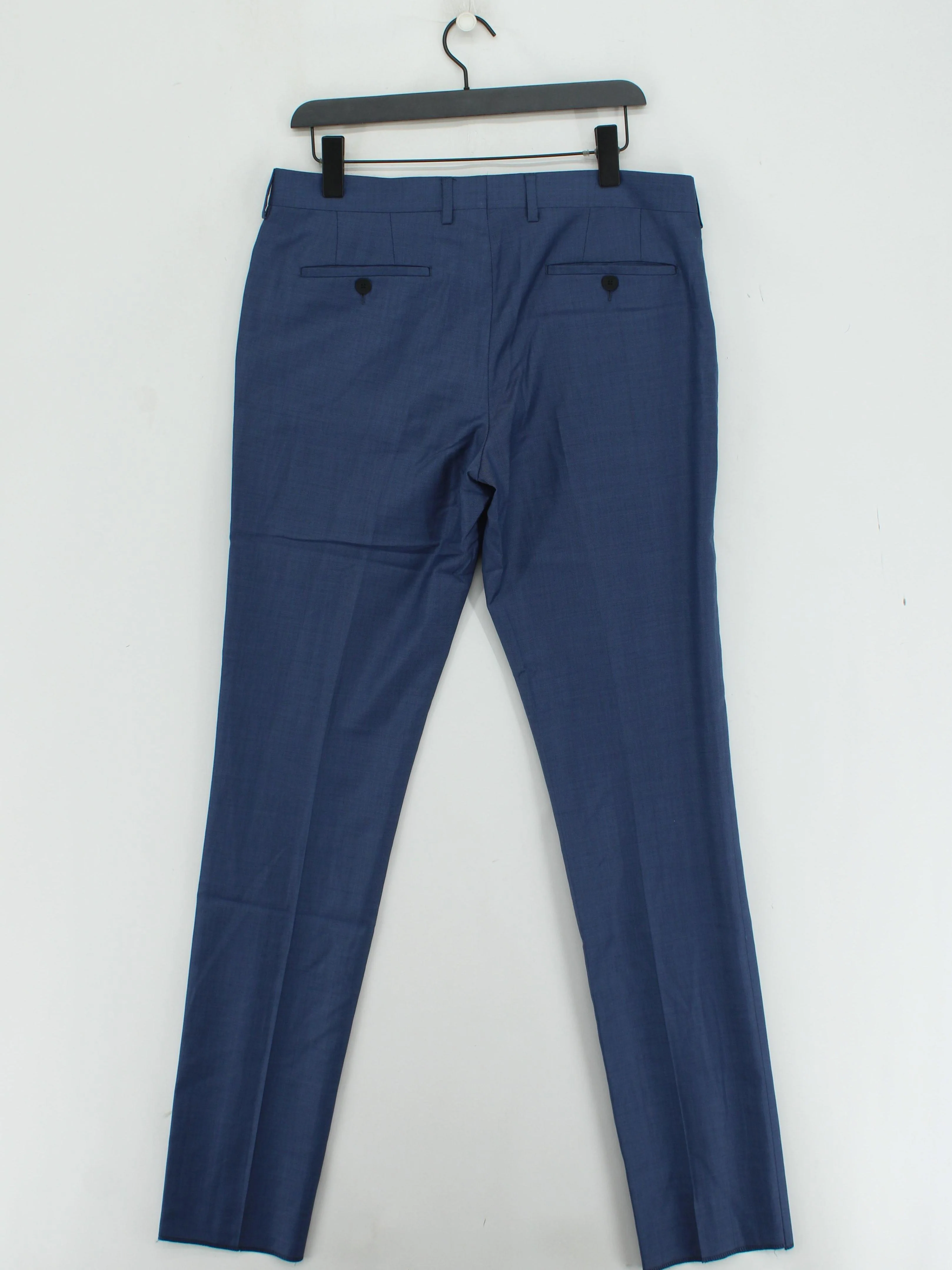 Paul Smith Men's Suit Trousers W 34 in Blue 100% Other Dress Pants New with tags - Image 2