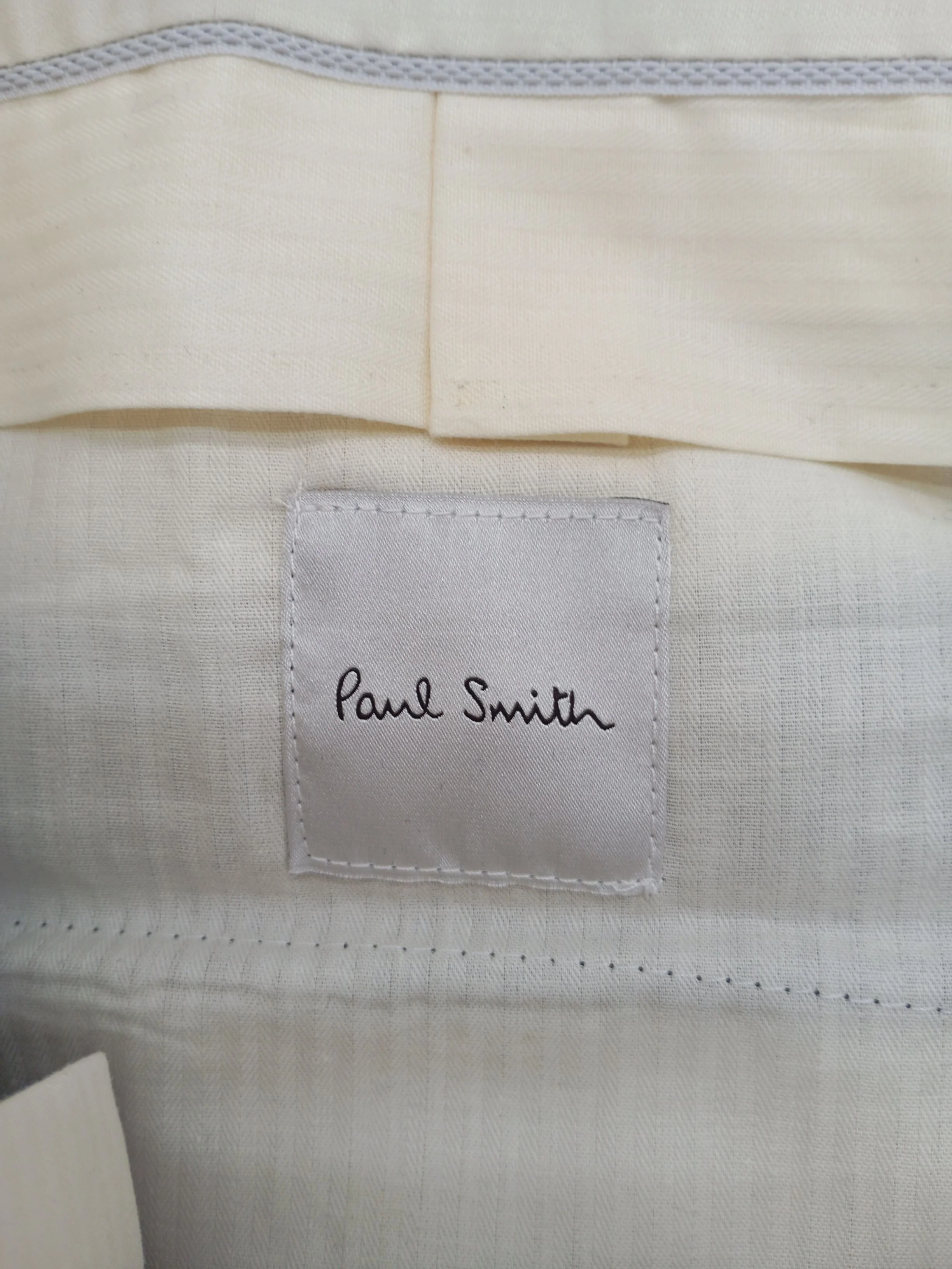 Paul Smith Men's Suit Trousers W 34 in Blue Wool New with tags - Image 5