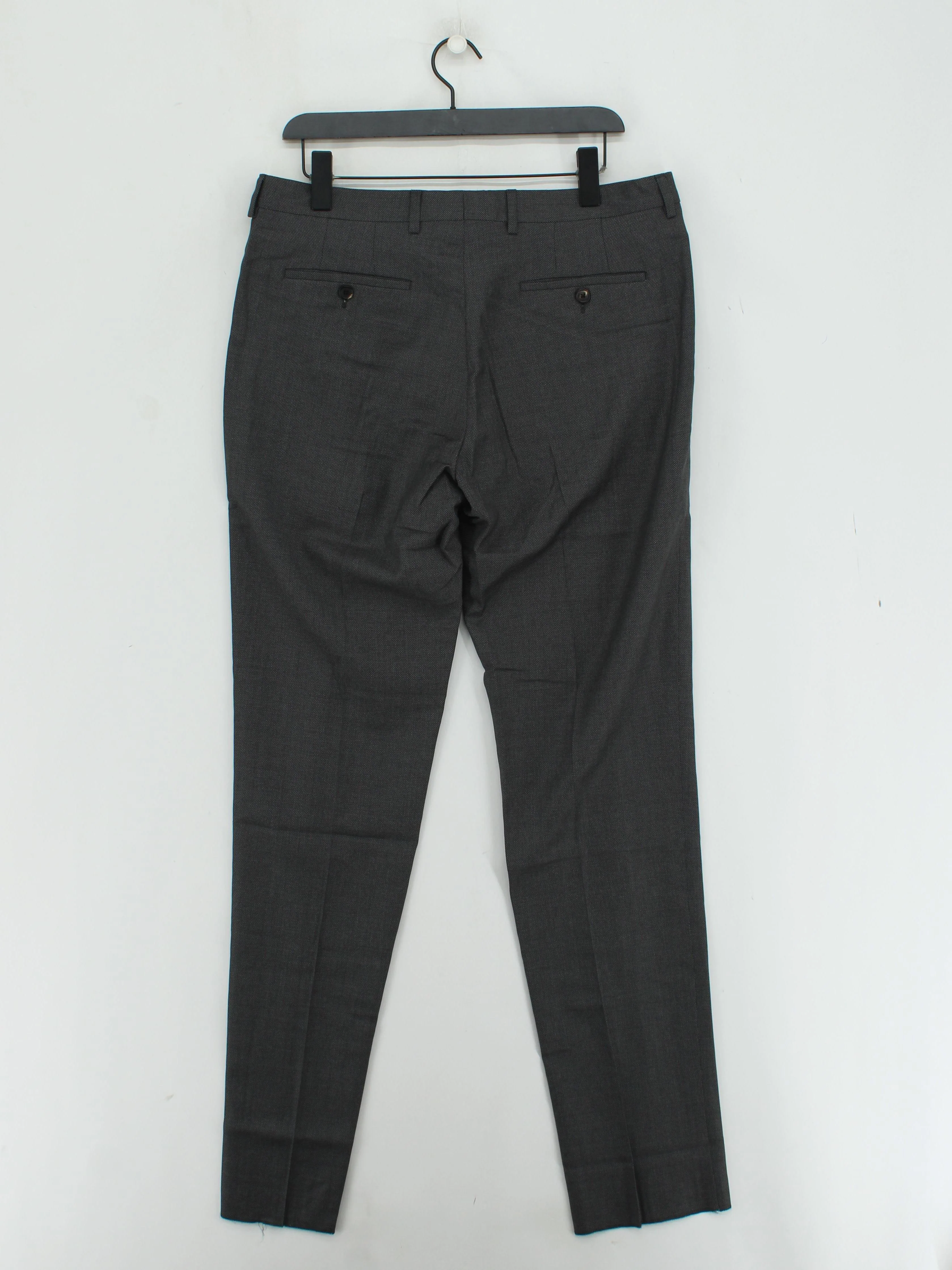 Paul Smith Men's Suit Trousers W 34 in Grey 100% Wool Dress Pants New with tags - Image 2