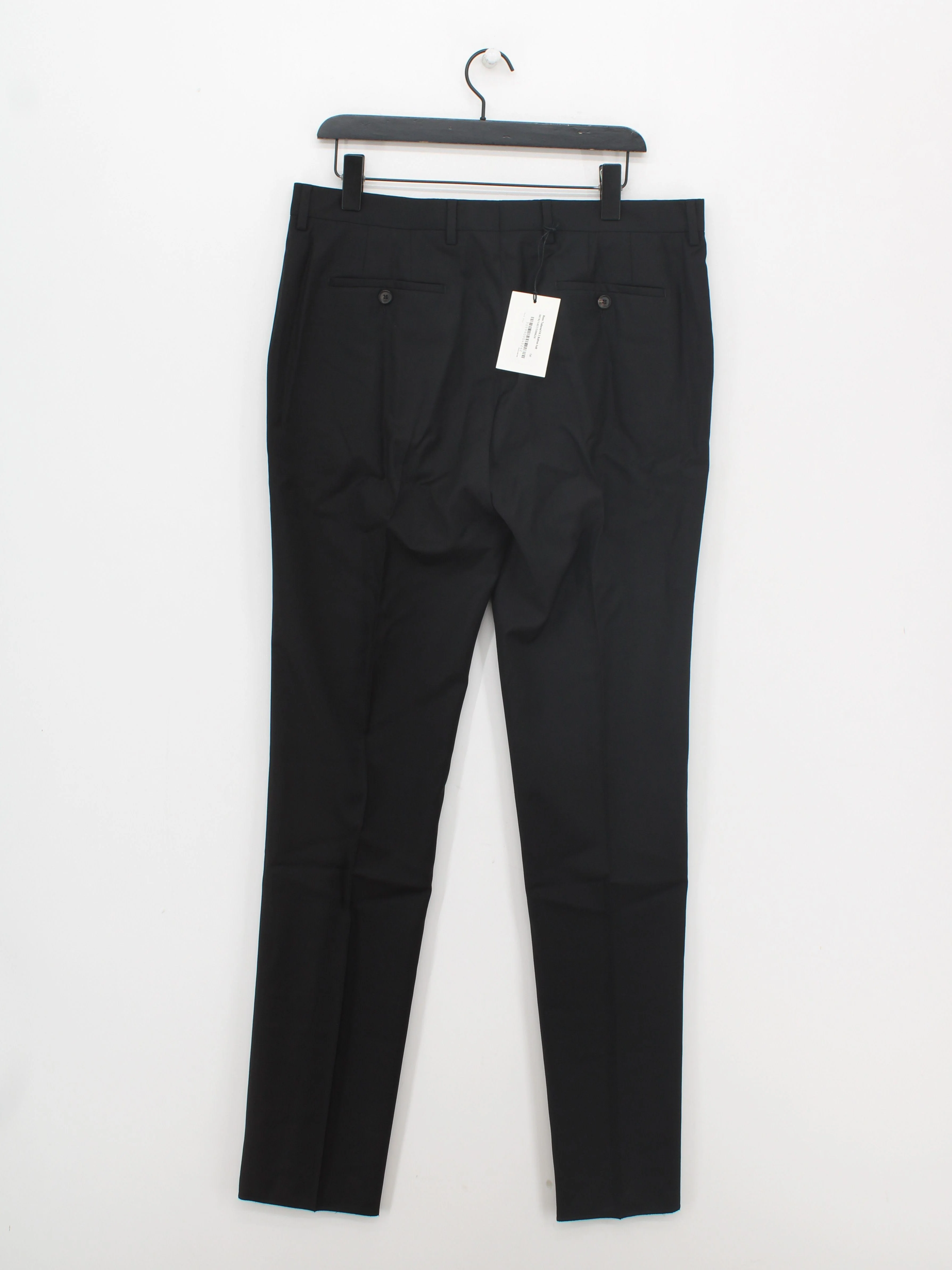 Paul Smith Men's Suit Trousers W 36 in Black 100% Wool Dress Pants New with tags - Image 2