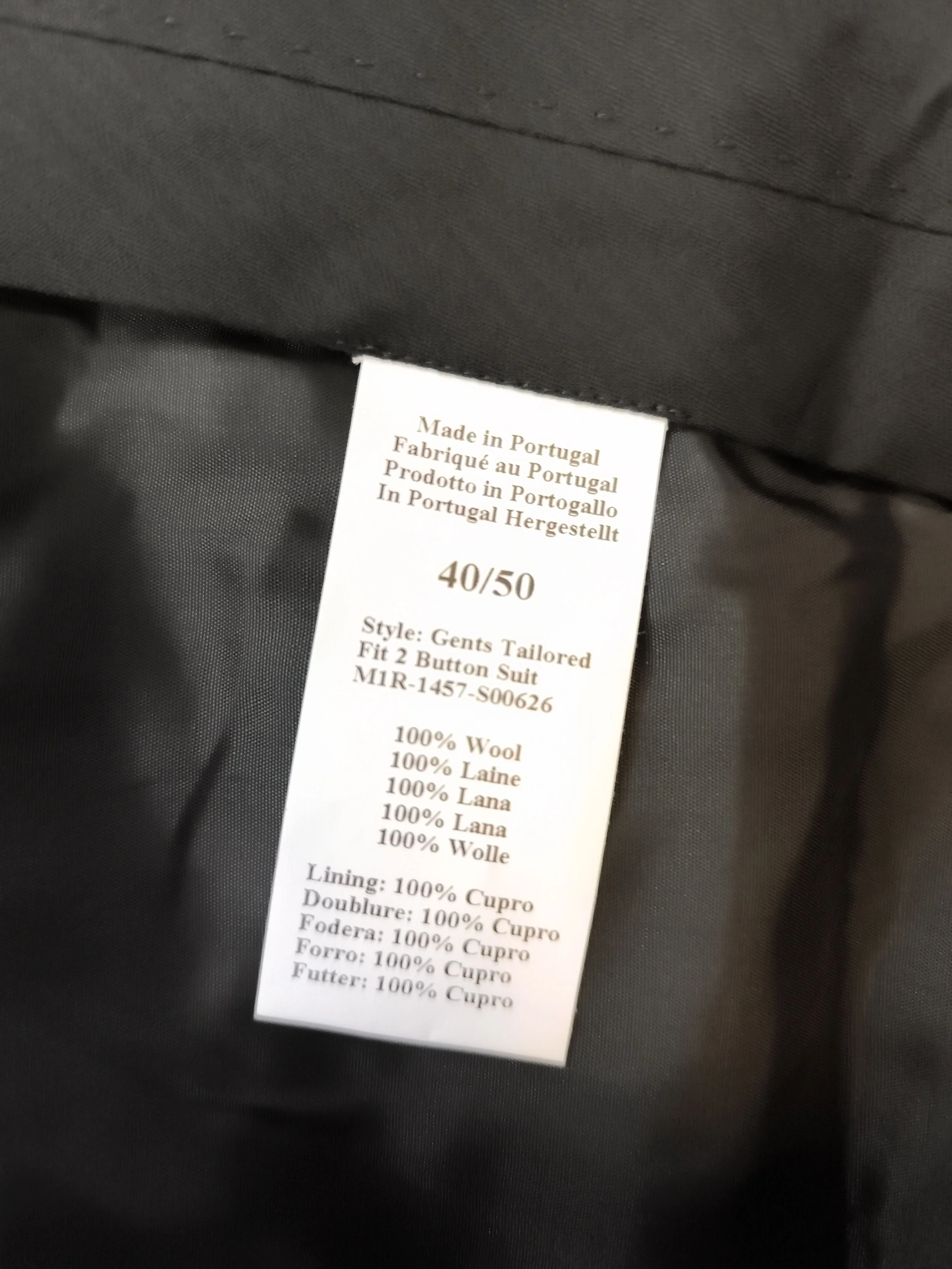 Paul Smith Men's Suit Trousers W 36 in Black 100% Wool Dress Pants New with tags - Image 6