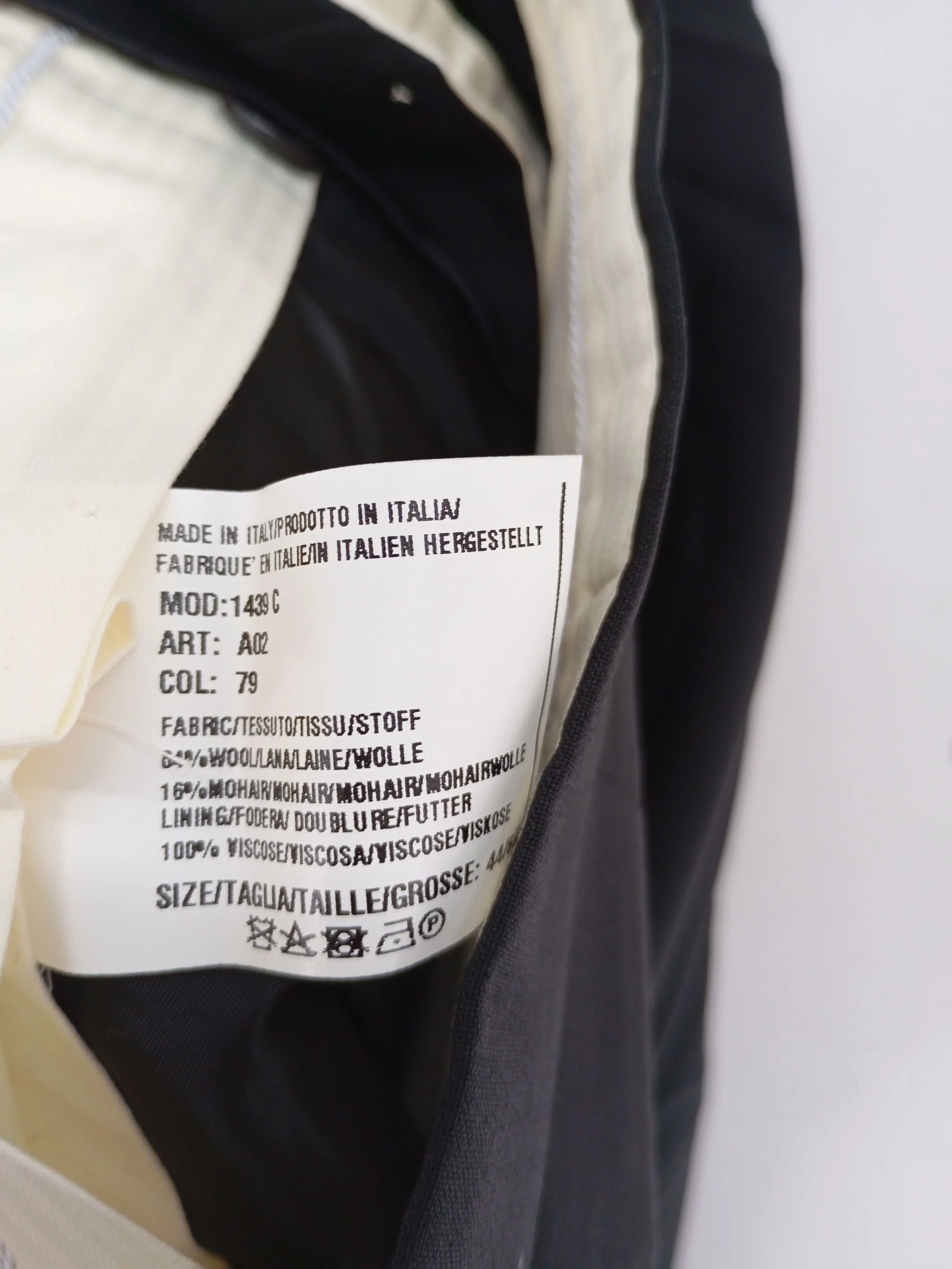 Paul Smith Men's Suit Trousers W 36 in Black Wool New with tags - Image 6