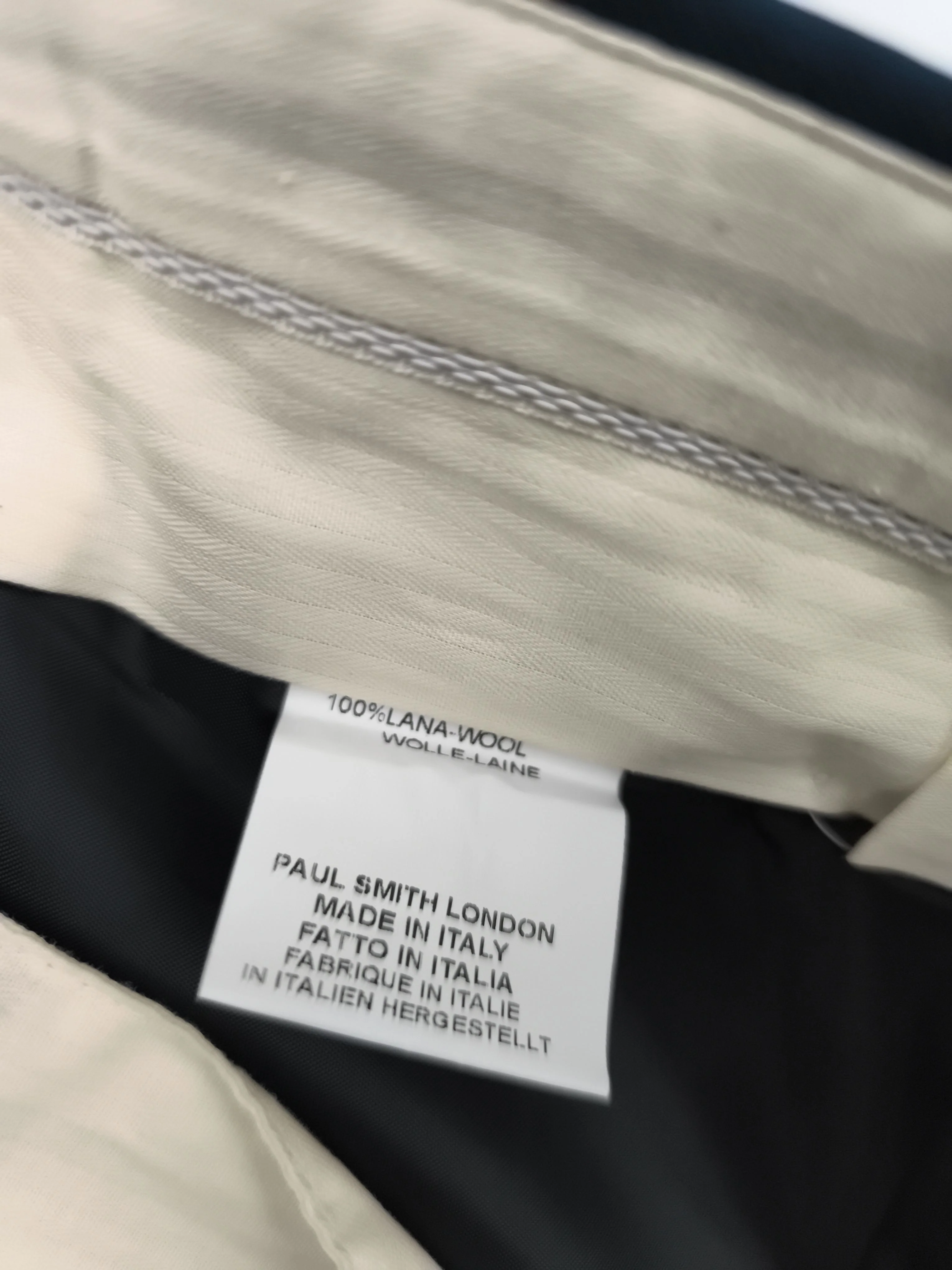 Paul Smith Men's Suit Trousers W 36 in Blue 100% Wool Dress Pants New with tags - Image 6