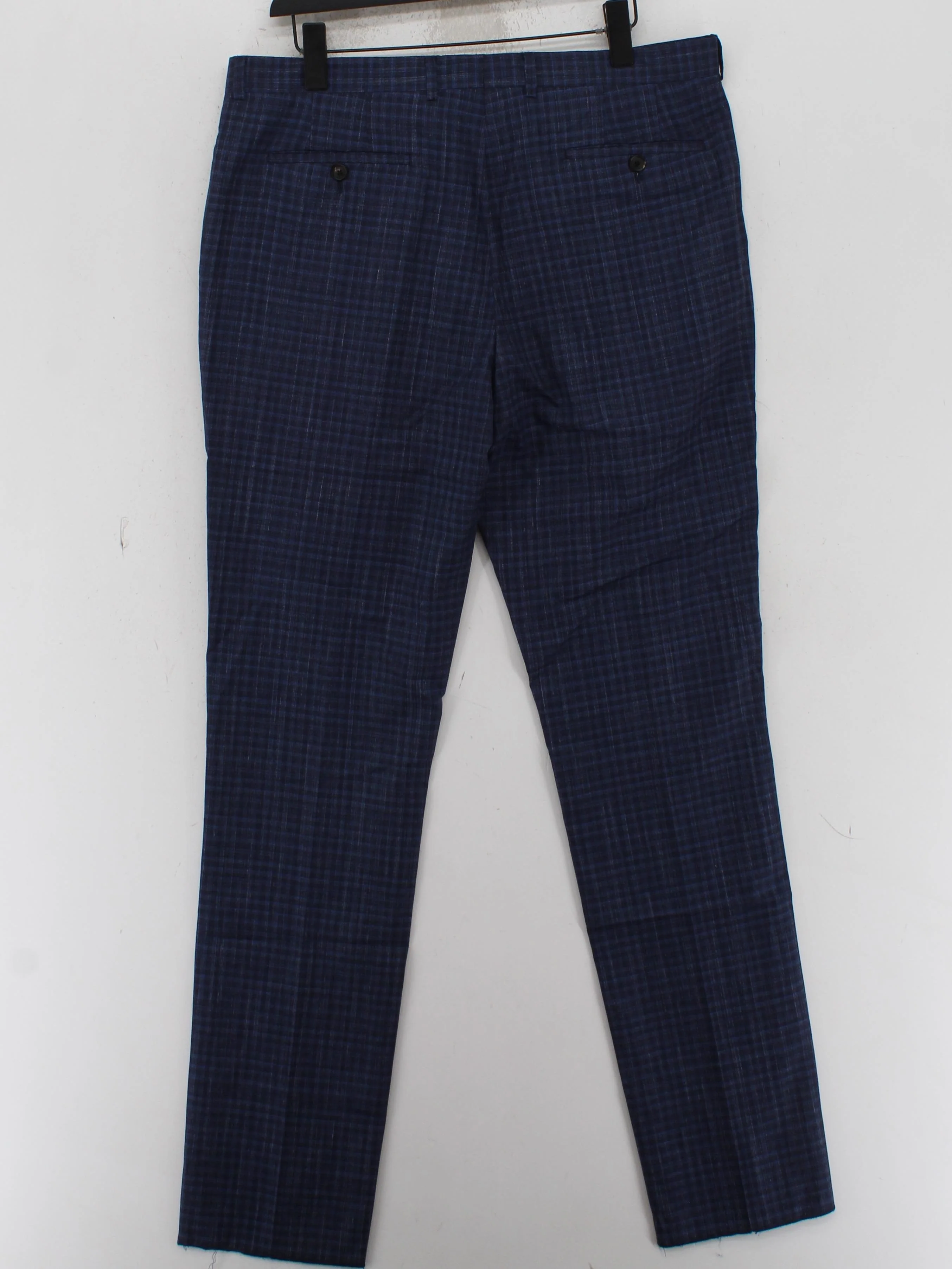 Paul Smith Men's Suit Trousers W 36 in Blue Wool New with tags - Image 2