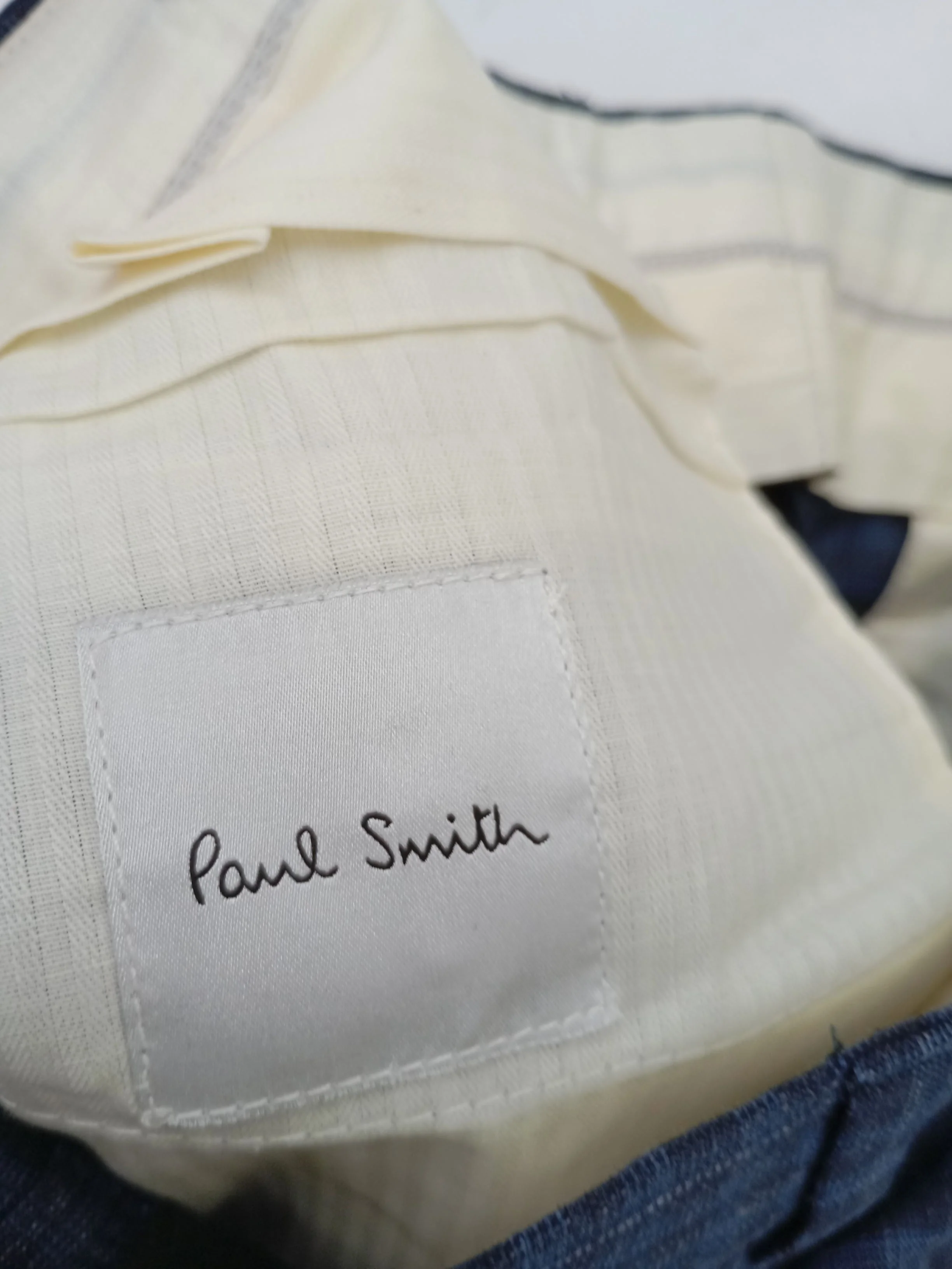 Paul Smith Men's Suit Trousers W 36 in Blue Wool New with tags - Image 5