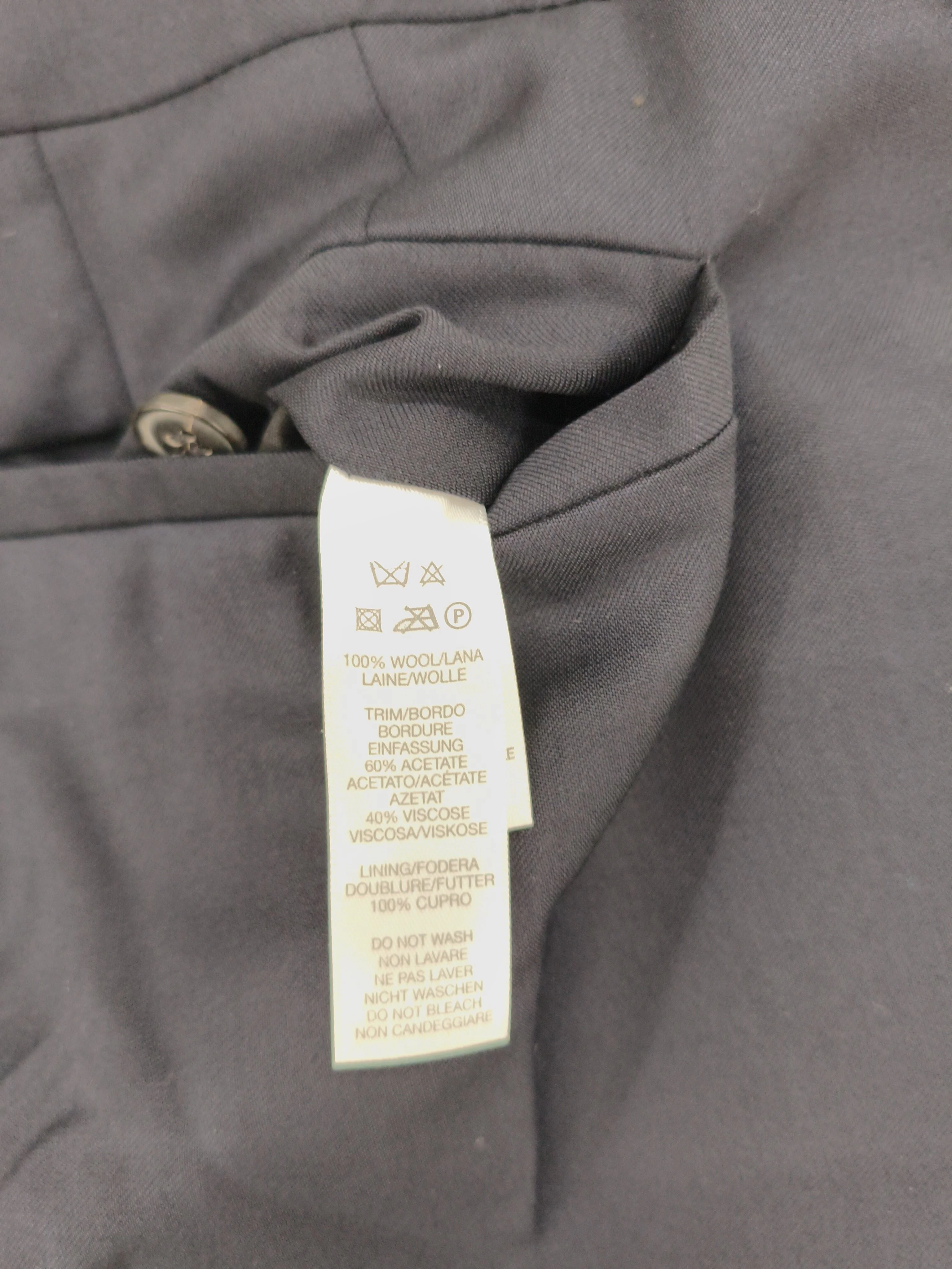 Paul Smith Men's Suit Trousers W 36 in Blue Wool New with tags - Image 6