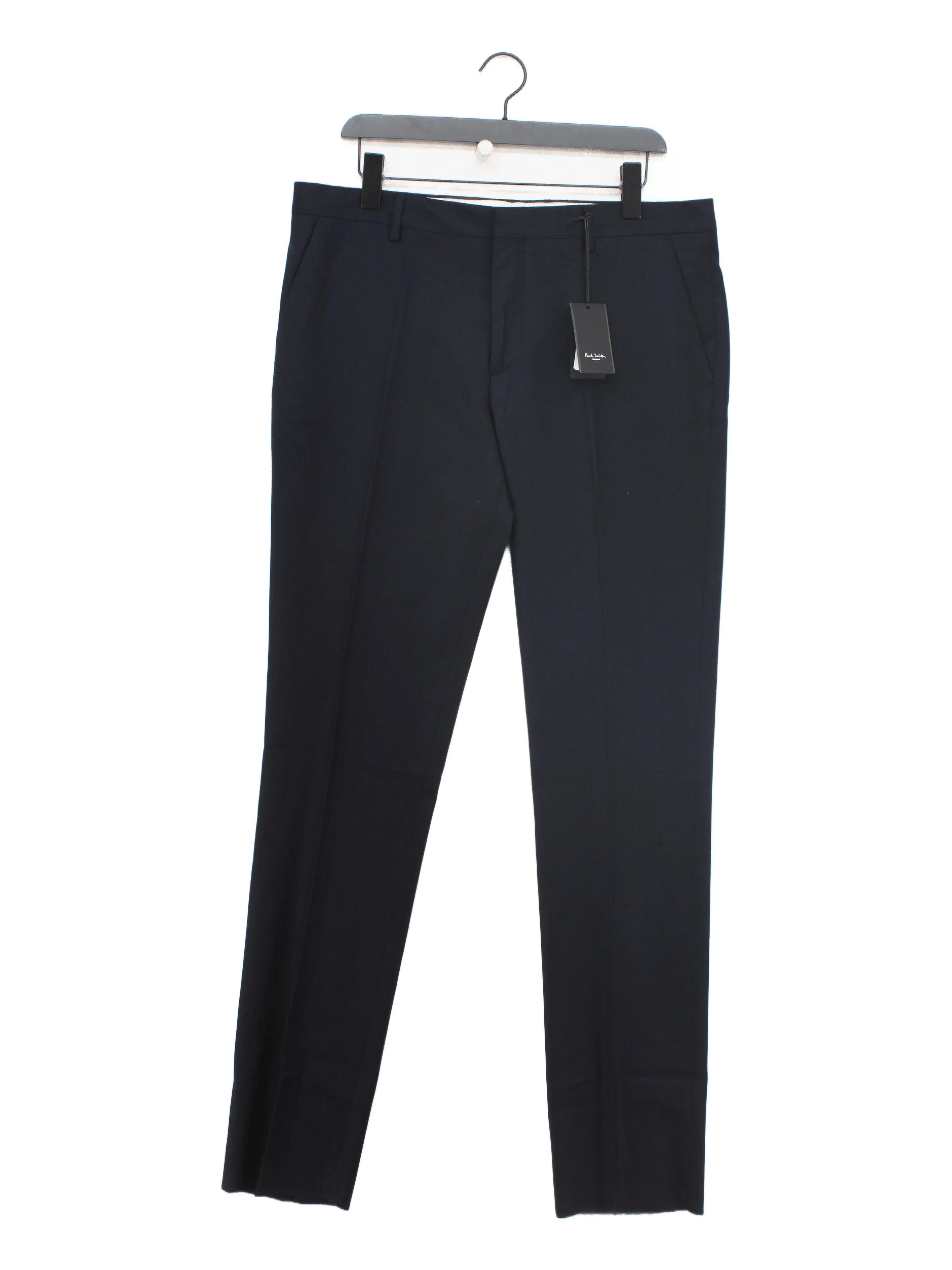 Paul Smith Men's Suit Trousers W 36 in Blue Wool New with tags