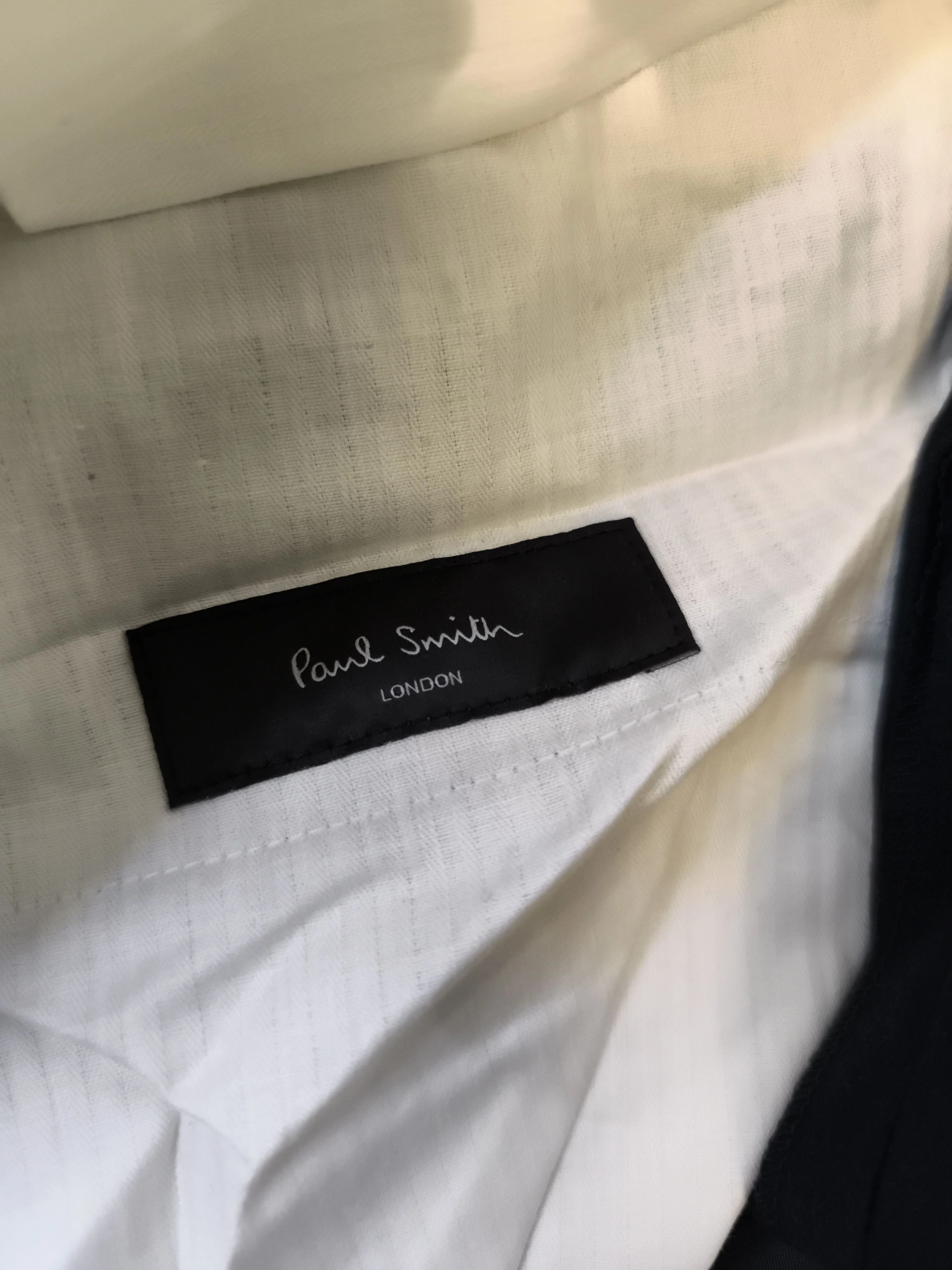 Paul Smith Men's Suit Trousers W 36 in Blue Wool New with tags - Image 5