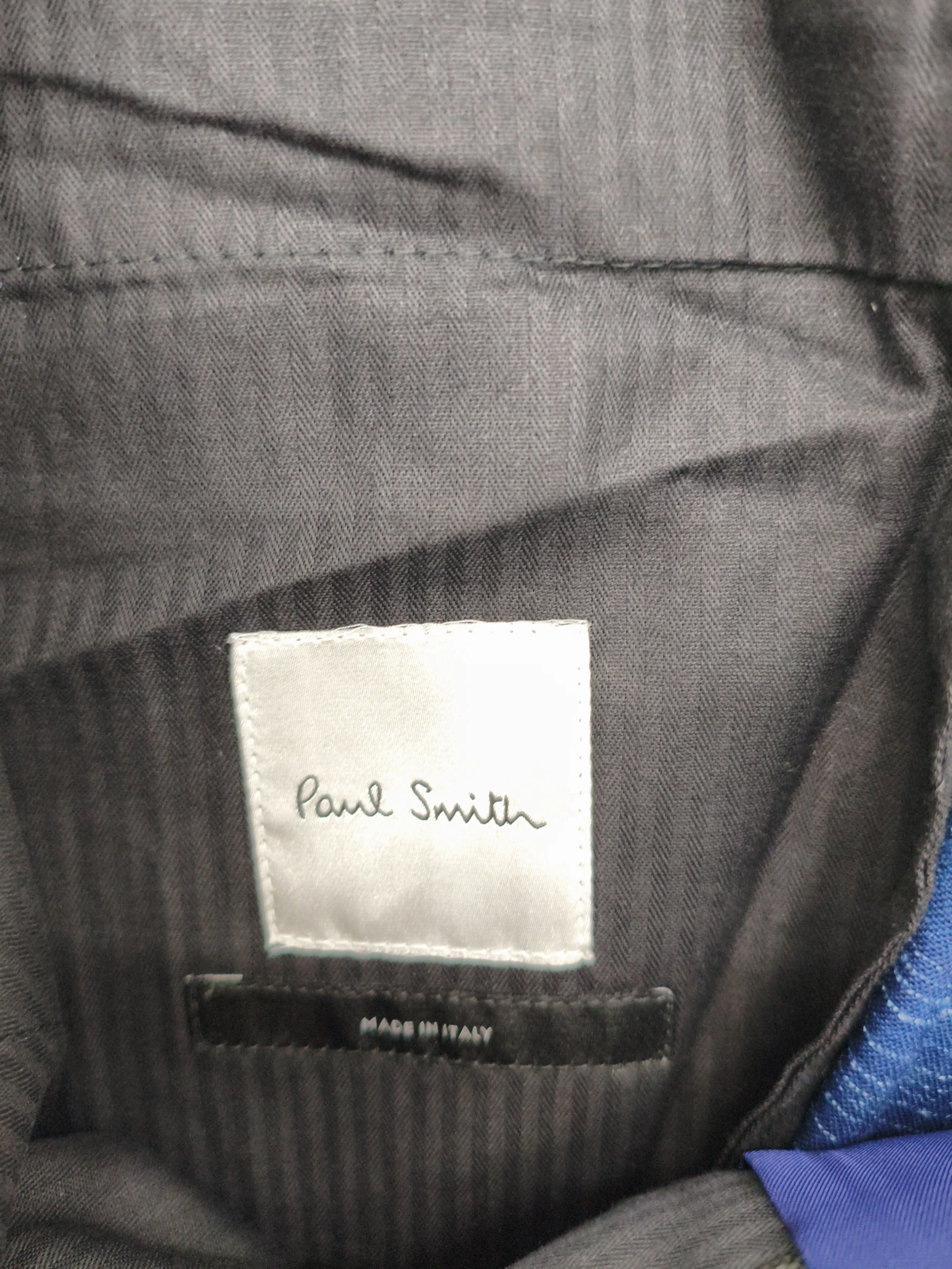 Paul Smith Men's Suit Trousers W 36 in Blue Wool New with tags - Image 5